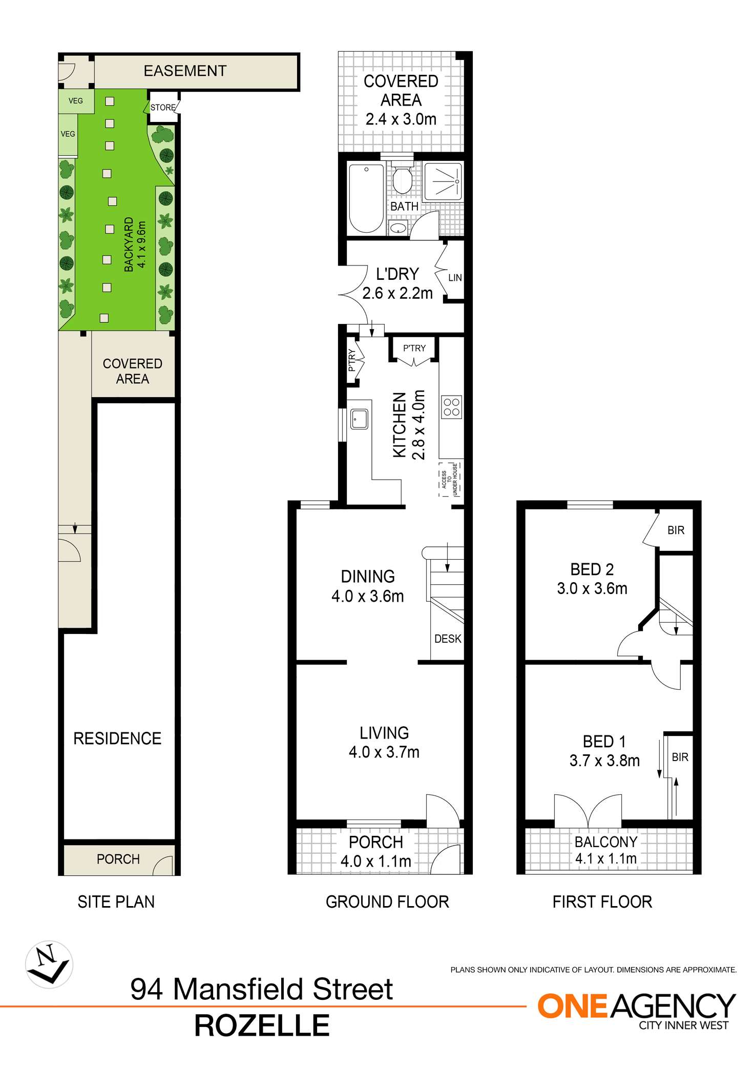 Floorplan of Homely house listing, 94 Mansfield Street, Rozelle NSW 2039