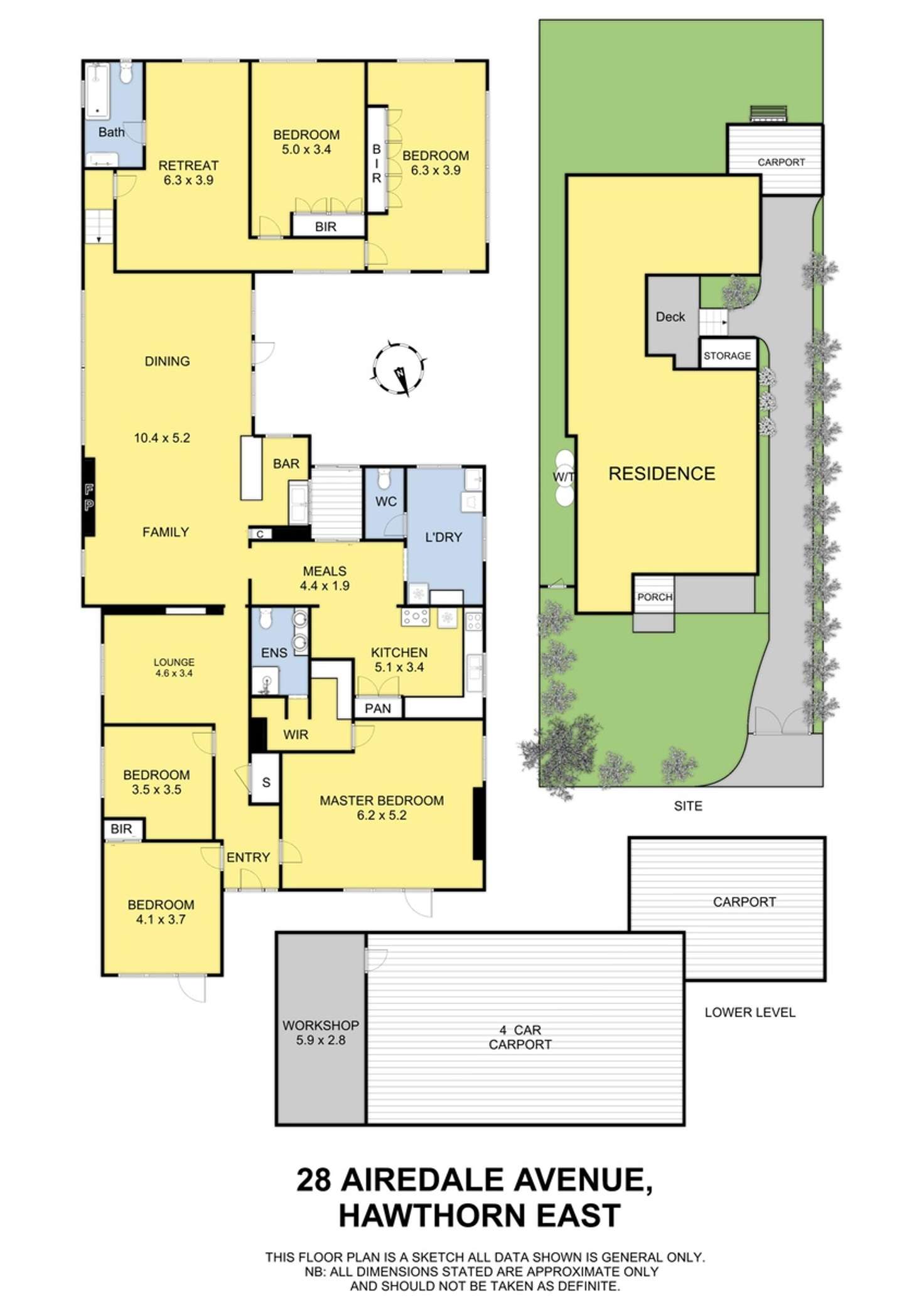 Floorplan of Homely house listing, 28 Airedale Avenue, Hawthorn East VIC 3123
