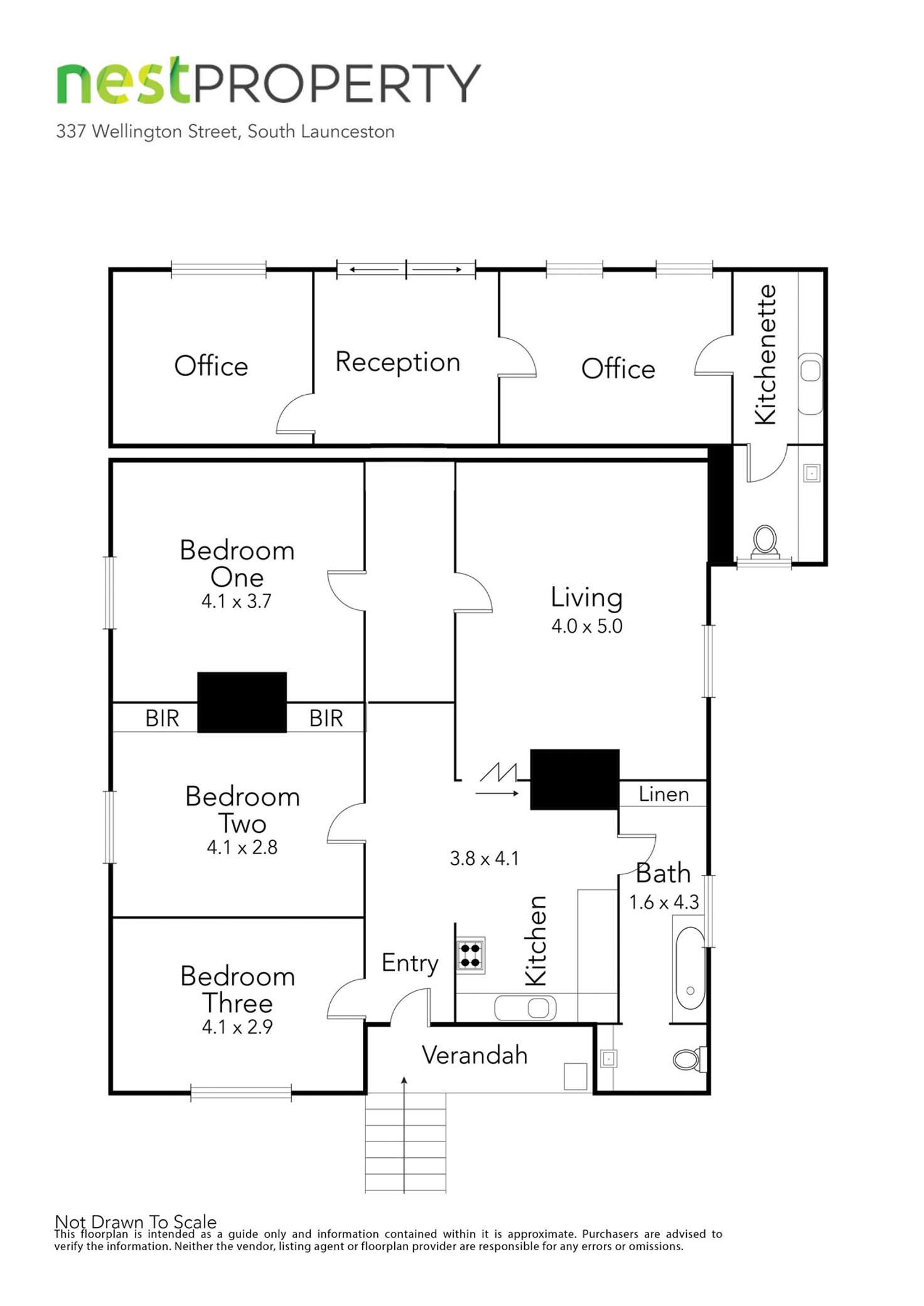 Floorplan of Homely house listing, 337 Wellington Street, South Launceston TAS 7249