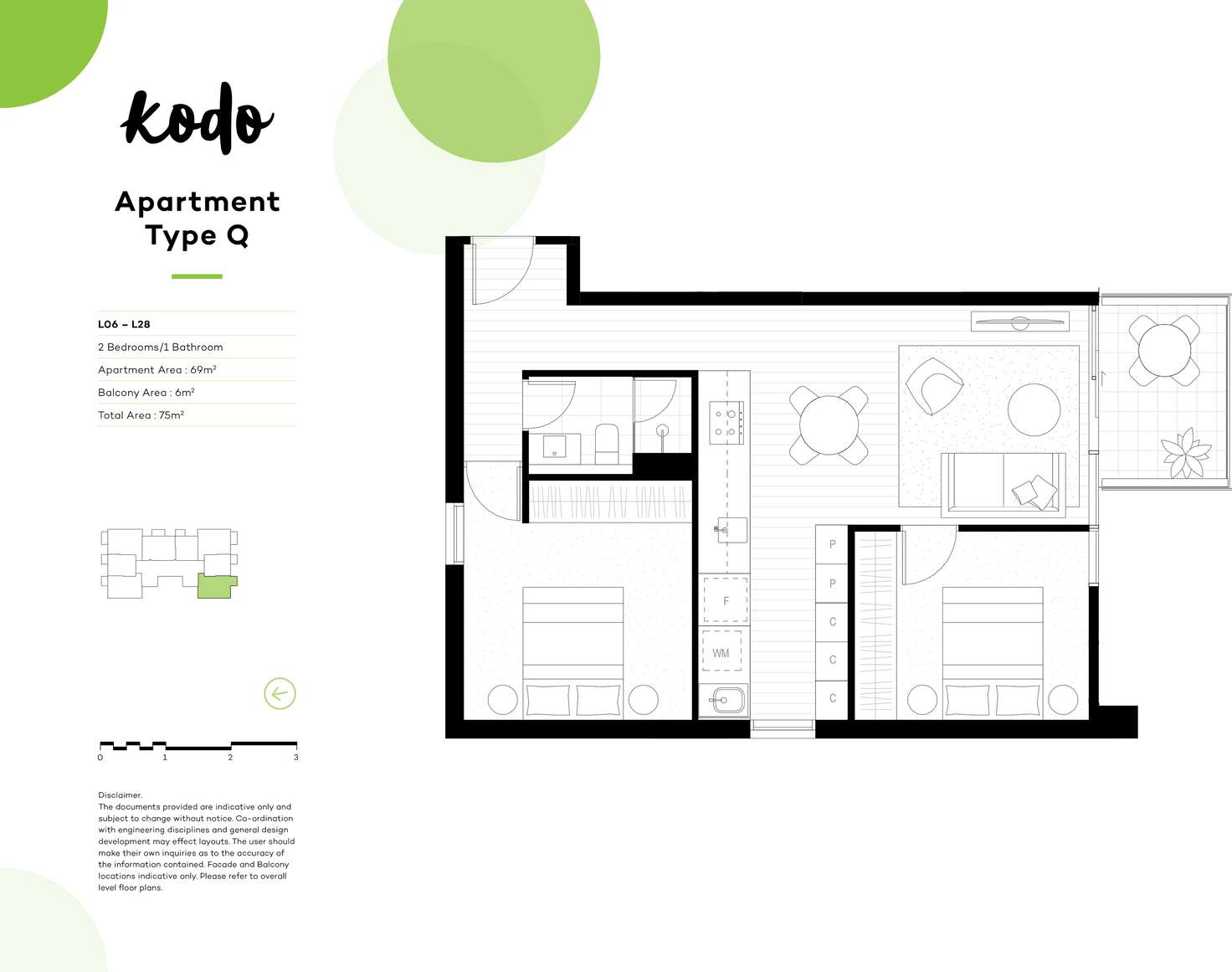 Floorplan of Homely apartment listing, 2508/29 Angas Street, Adelaide SA 5000