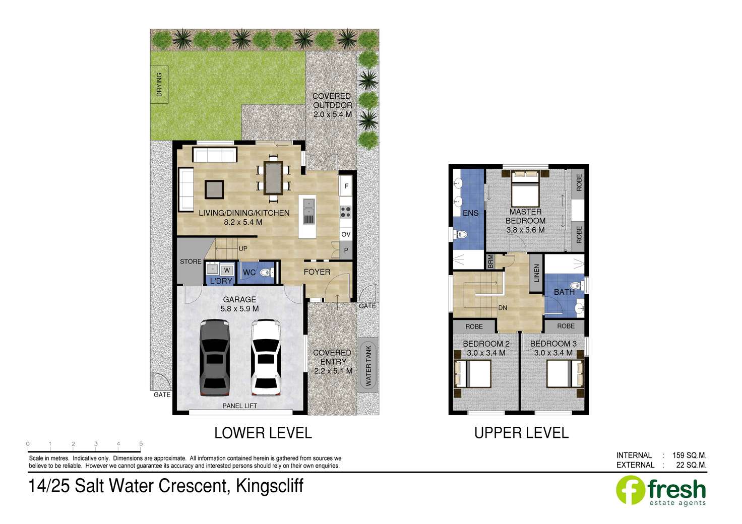 Floorplan of Homely house listing, 14/25 Salt Water Crescent, Kingscliff NSW 2487