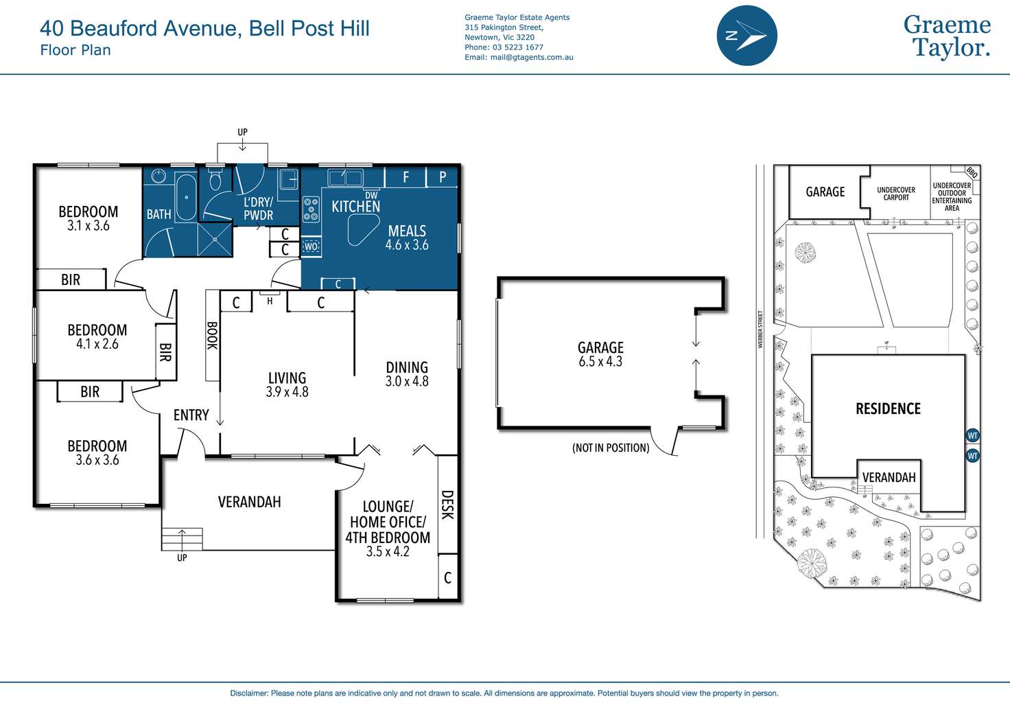 Floorplan of Homely house listing, 40 Beauford Avenue, Bell Post Hill VIC 3215
