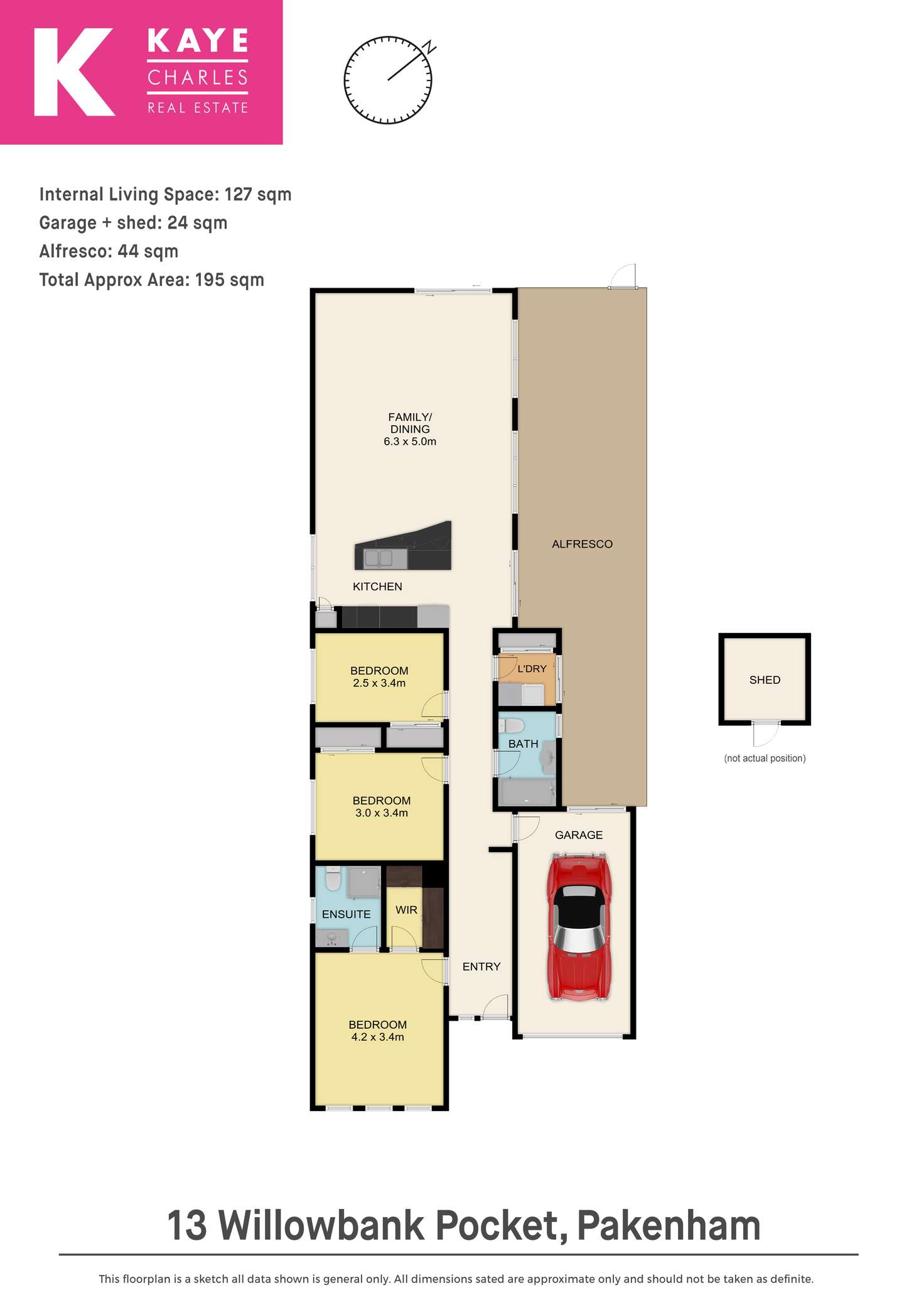 Floorplan of Homely house listing, 13 Willowbank Pocket, Pakenham VIC 3810