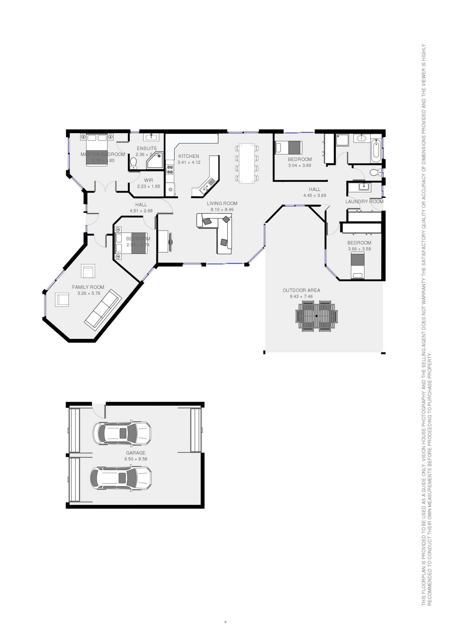 Floorplan of Homely house listing, 3 Alpha Court, Mildura VIC 3500