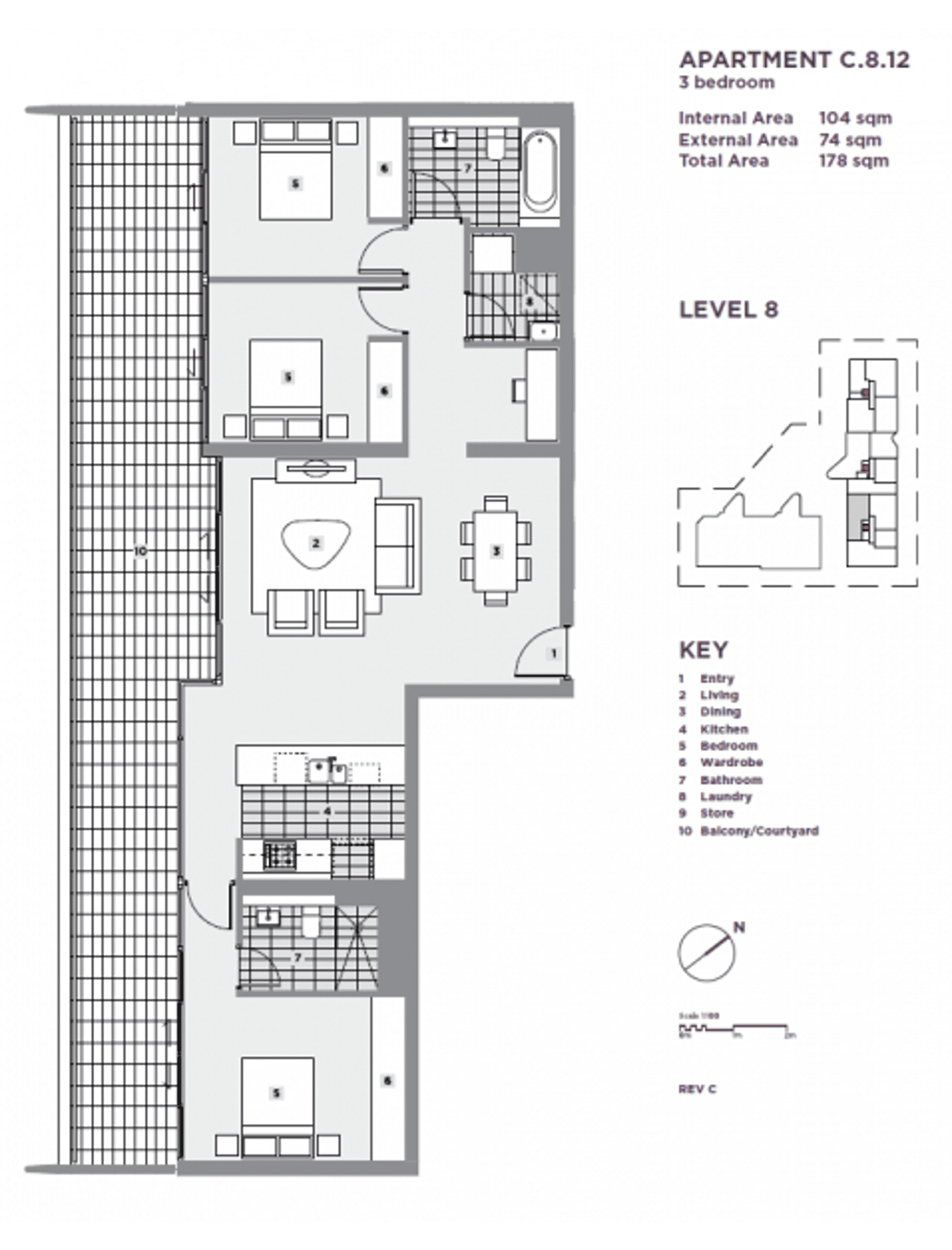 Floorplan of Homely apartment listing, c812/14 Nuvolari Place, Wentworth Point NSW 2127