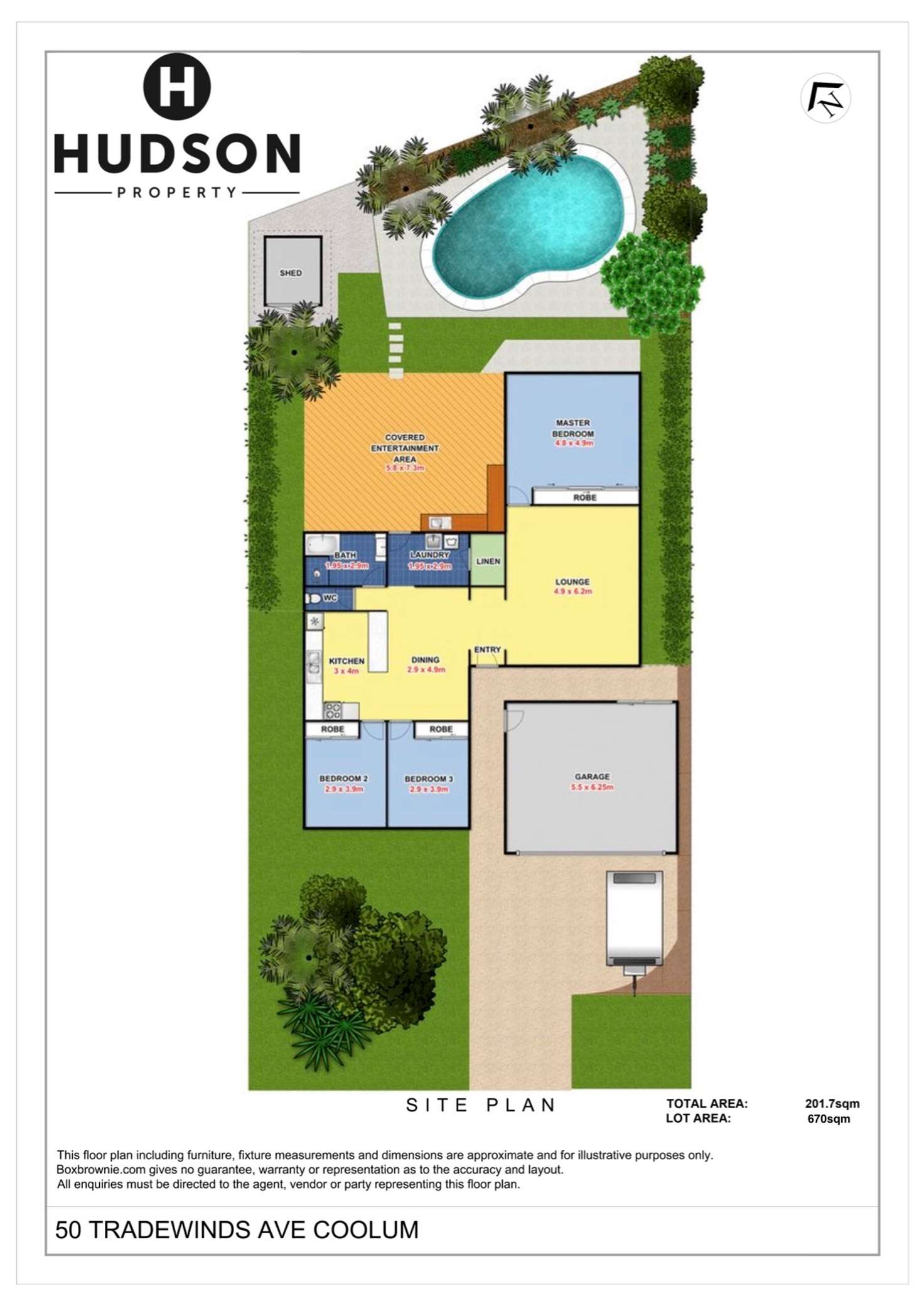 Floorplan of Homely house listing, 50 TRADEWINDS AVENUE, Coolum Beach QLD 4573