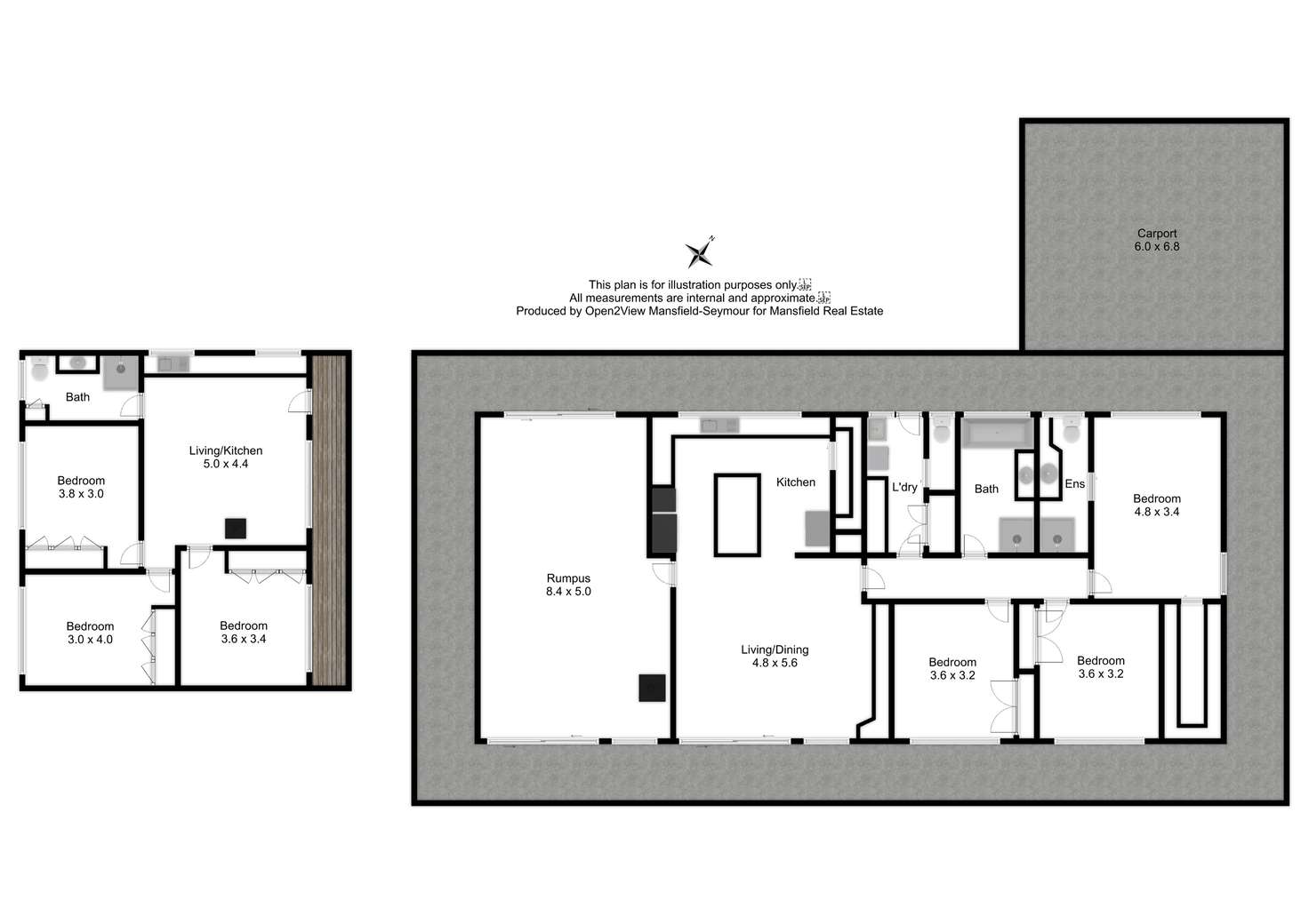 Floorplan of Homely acreageSemiRural listing, 250 Ford Drive, Mansfield VIC 3722