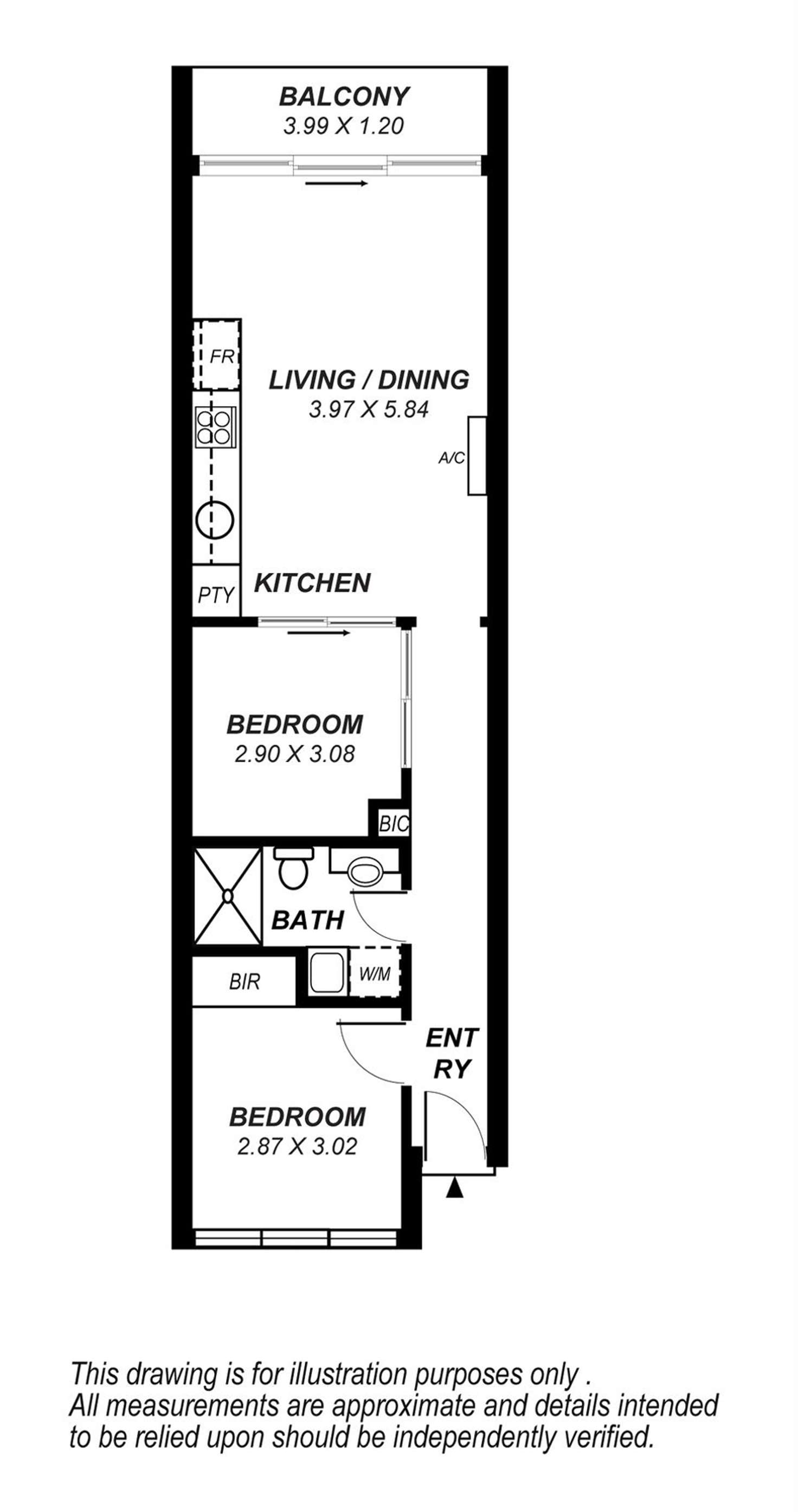 Floorplan of Homely apartment listing, 70/45 York Street, Adelaide SA 5000