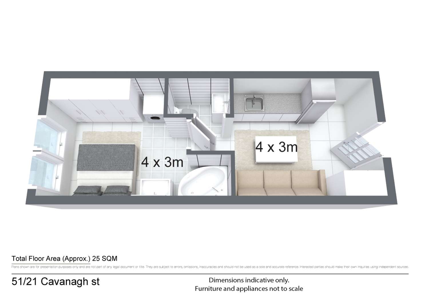 Floorplan of Homely unit listing, 51/21 Cavenagh Street, Darwin City NT 800