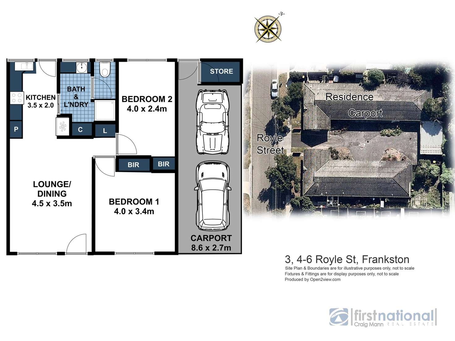 Floorplan of Homely unit listing, 3/4 - 6 Royle Street, Frankston VIC 3199