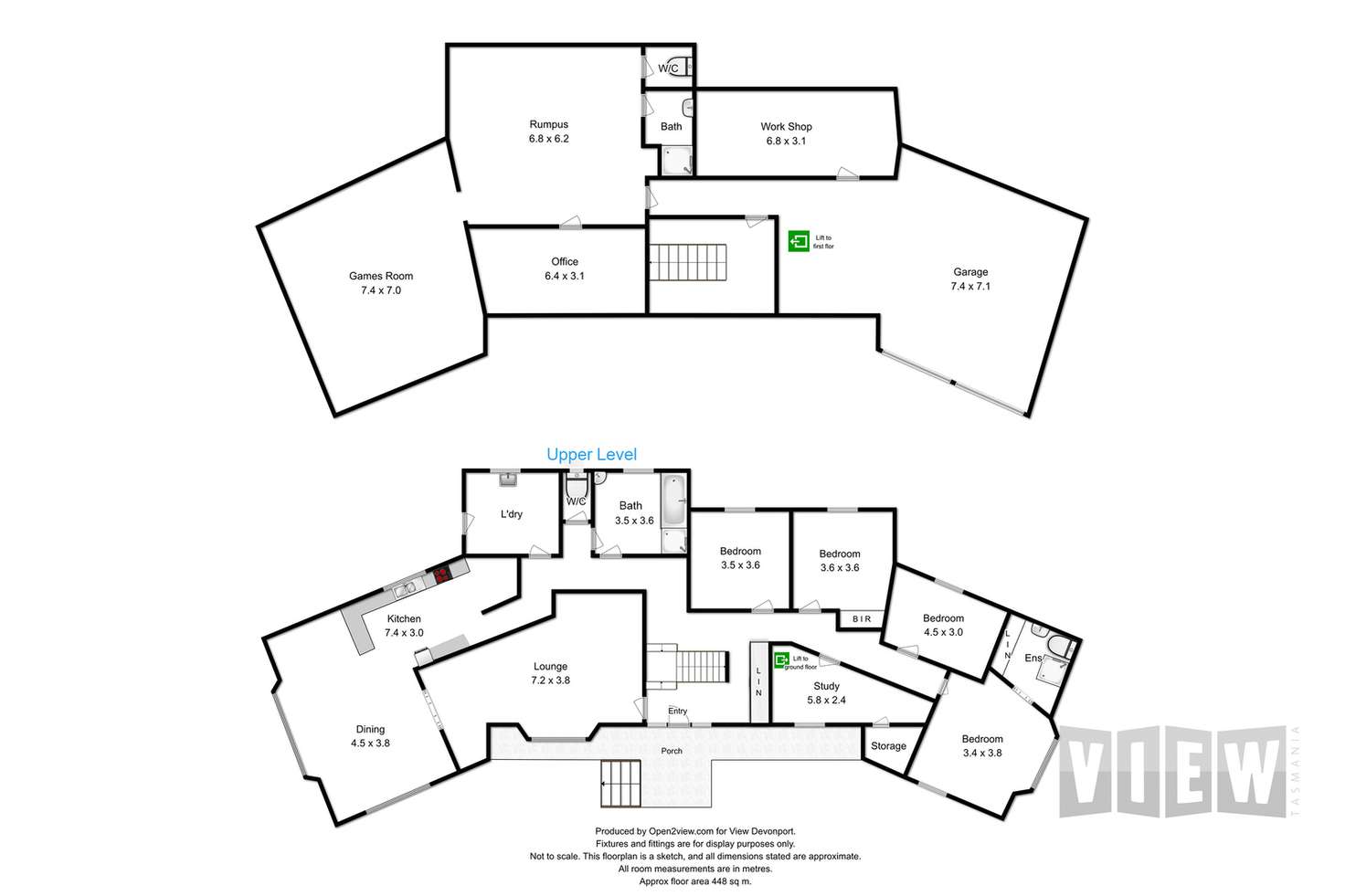 Floorplan of Homely house listing, 64-66 Sunbeam Crescent, East Devonport TAS 7310