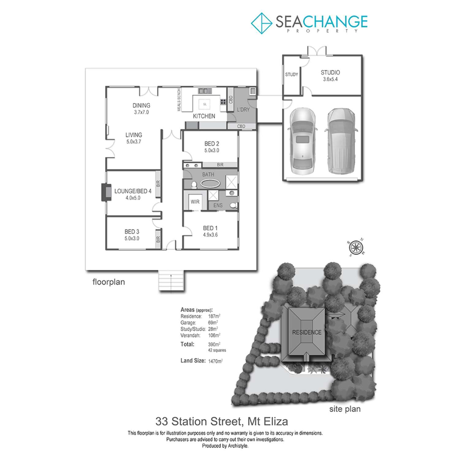 Floorplan of Homely house listing, 33 Station Street, Mount Eliza VIC 3930