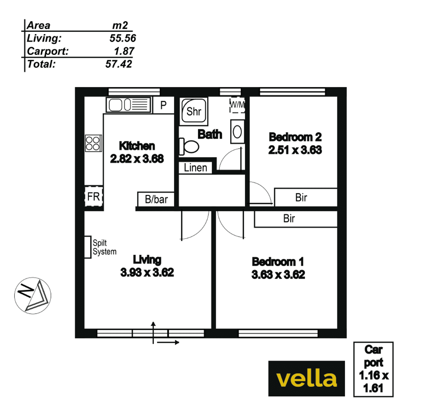 Floorplan of Homely unit listing, 7/169 Kensington Road, Kensington SA 5068