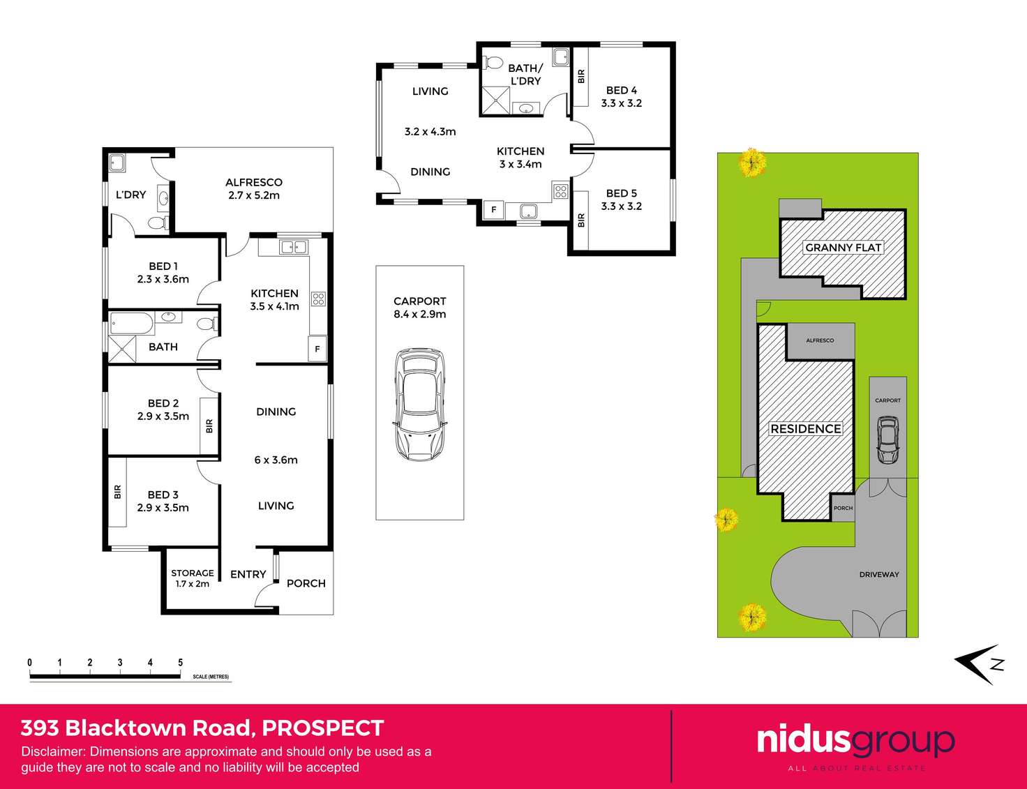 Floorplan of Homely house listing, 393 & 393A Blacktown Road, Prospect NSW 2148