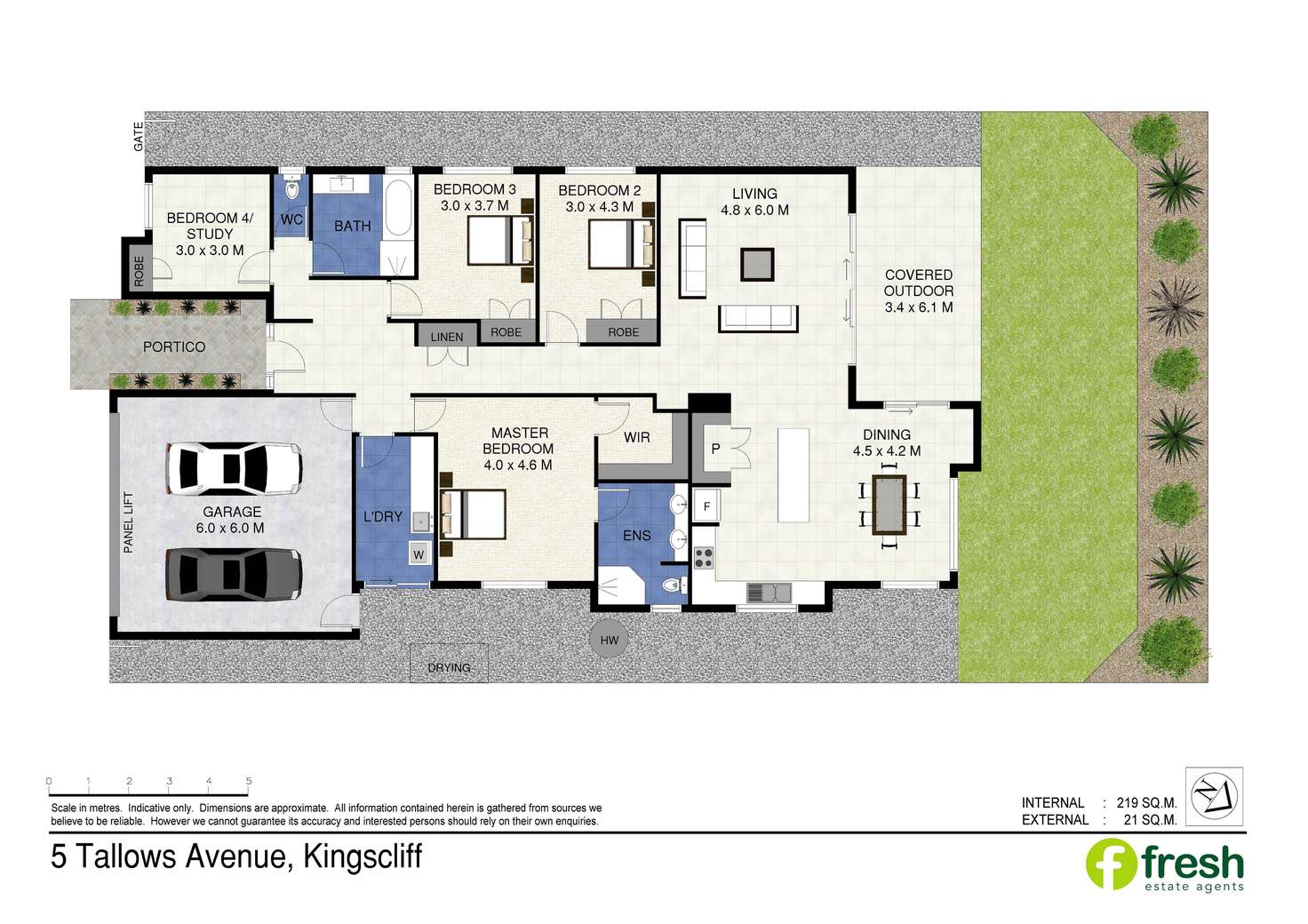 Floorplan of Homely house listing, 5 Tallows Avenue, Kingscliff NSW 2487