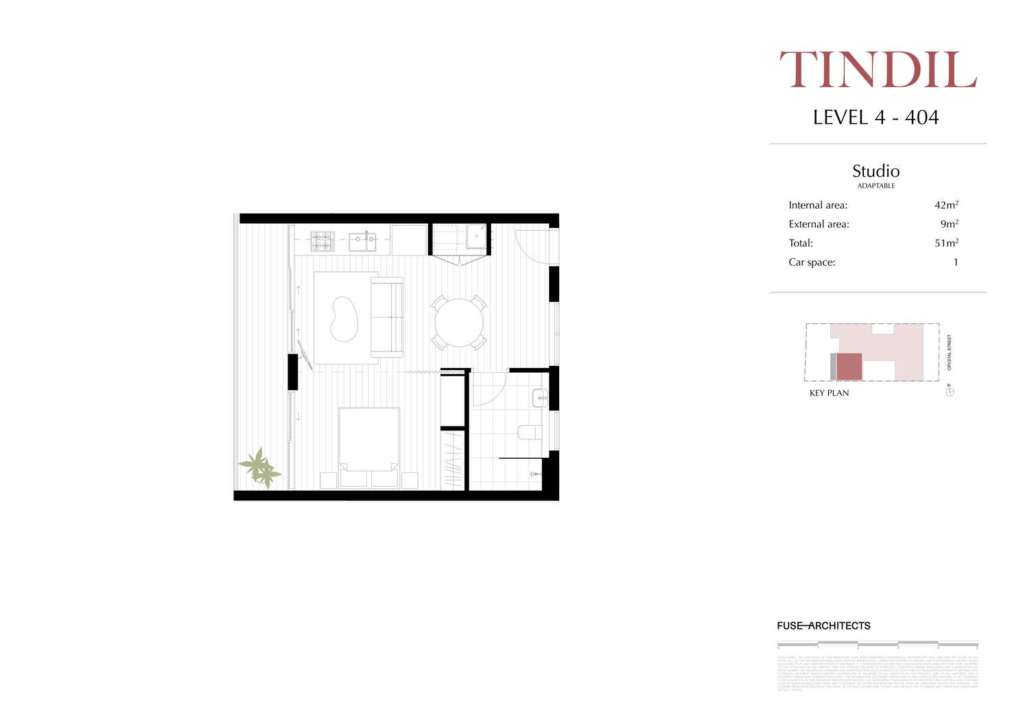 Floorplan of Homely apartment listing, 404/122 Crystal Street, Petersham NSW 2049