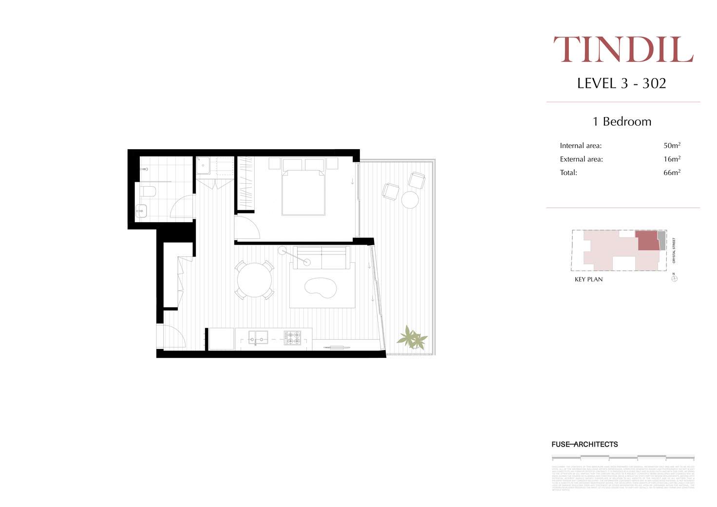 Floorplan of Homely apartment listing, 302/122 Crystal Street, Petersham NSW 2049