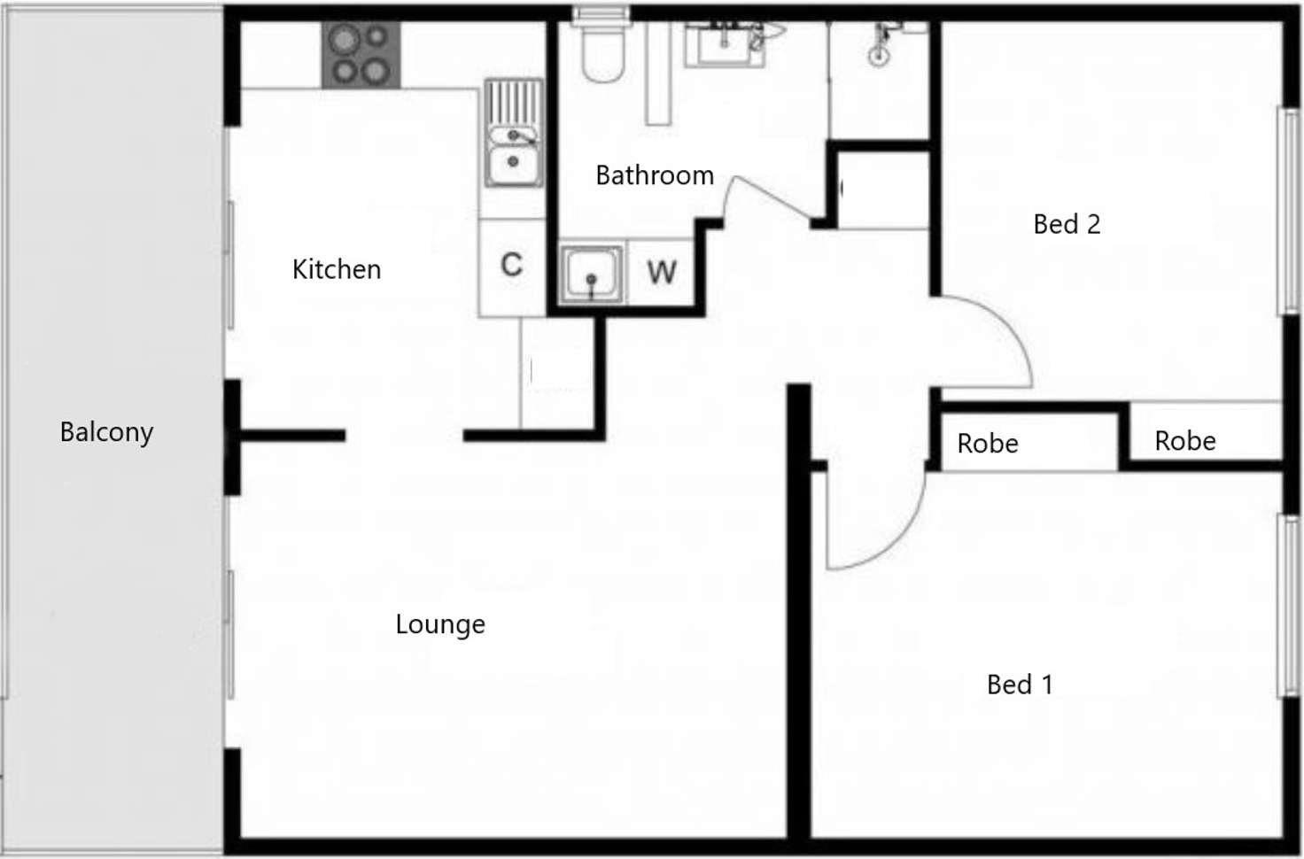 Floorplan of Homely unit listing, 3/2 Allamanda Avenue, Buderim QLD 4556