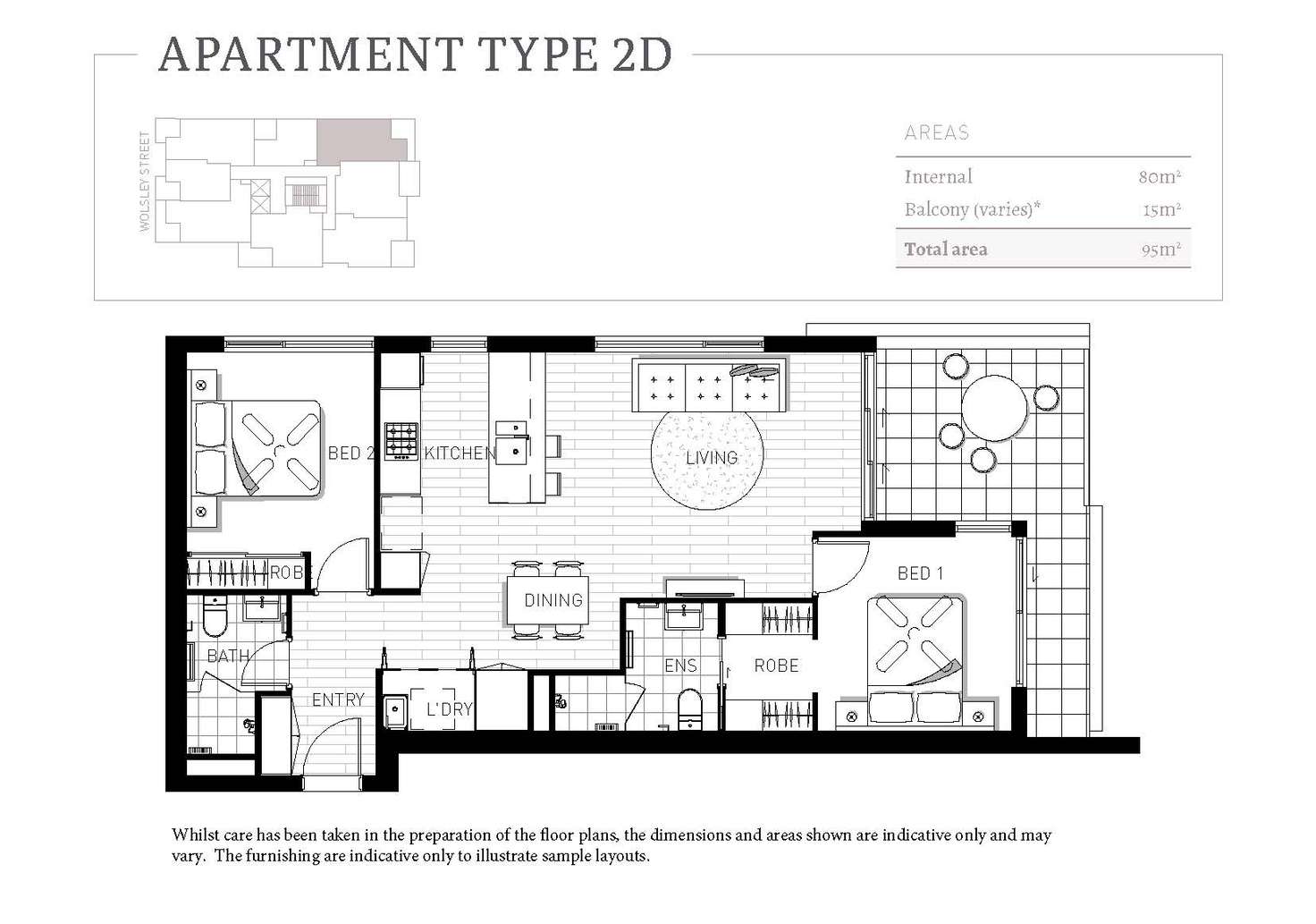 Floorplan of Homely apartment listing, 705/28 Wolseley Street, Woolloongabba QLD 4102