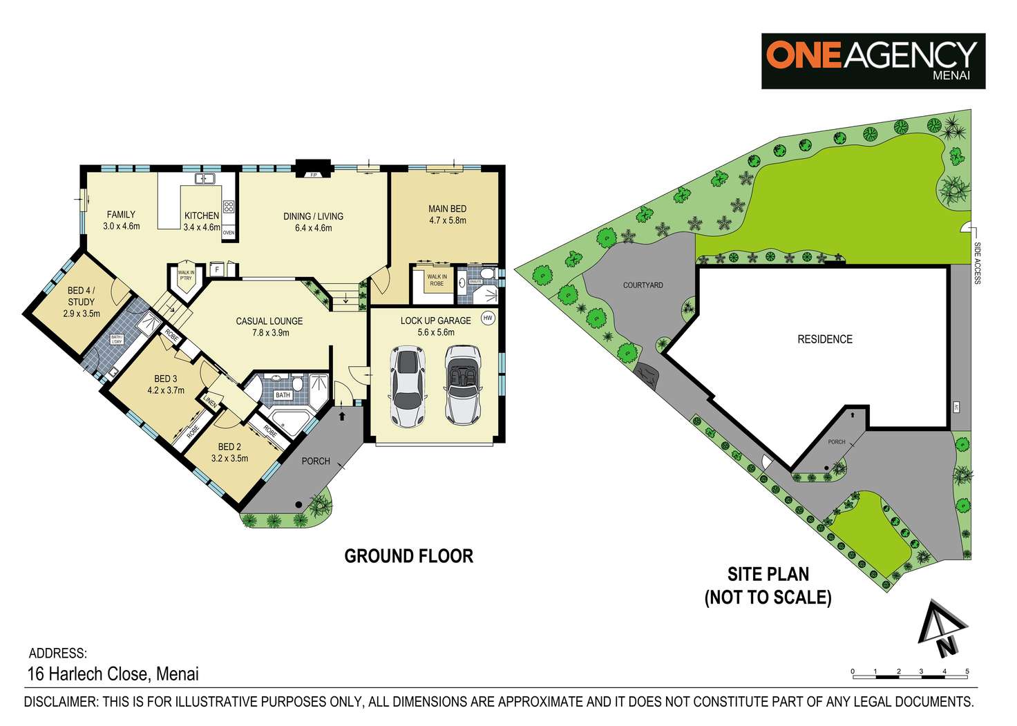 Floorplan of Homely house listing, 16 Harlech Close, Menai NSW 2234