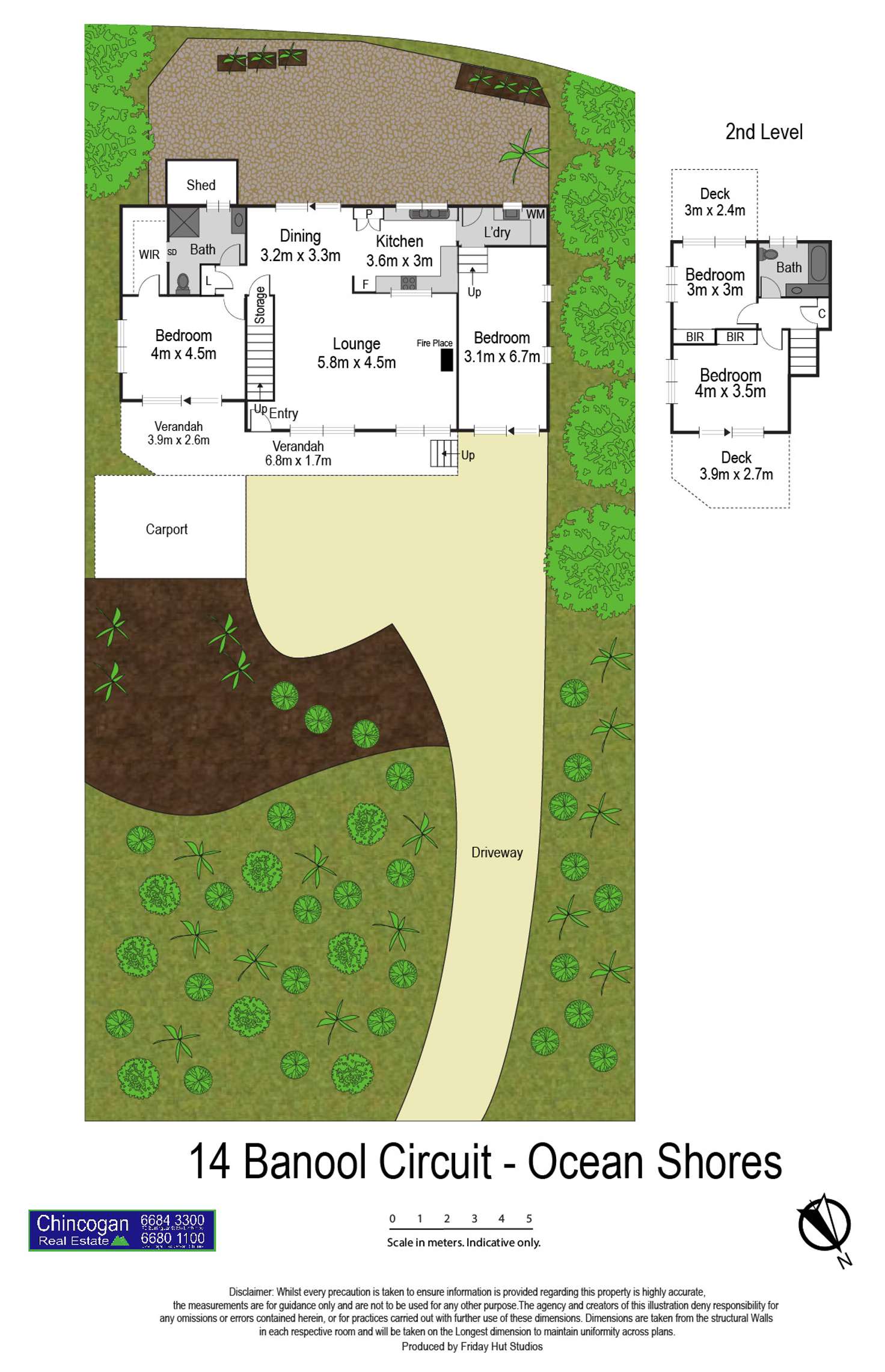 Floorplan of Homely house listing, 14 Banool Circuit, Ocean Shores NSW 2483
