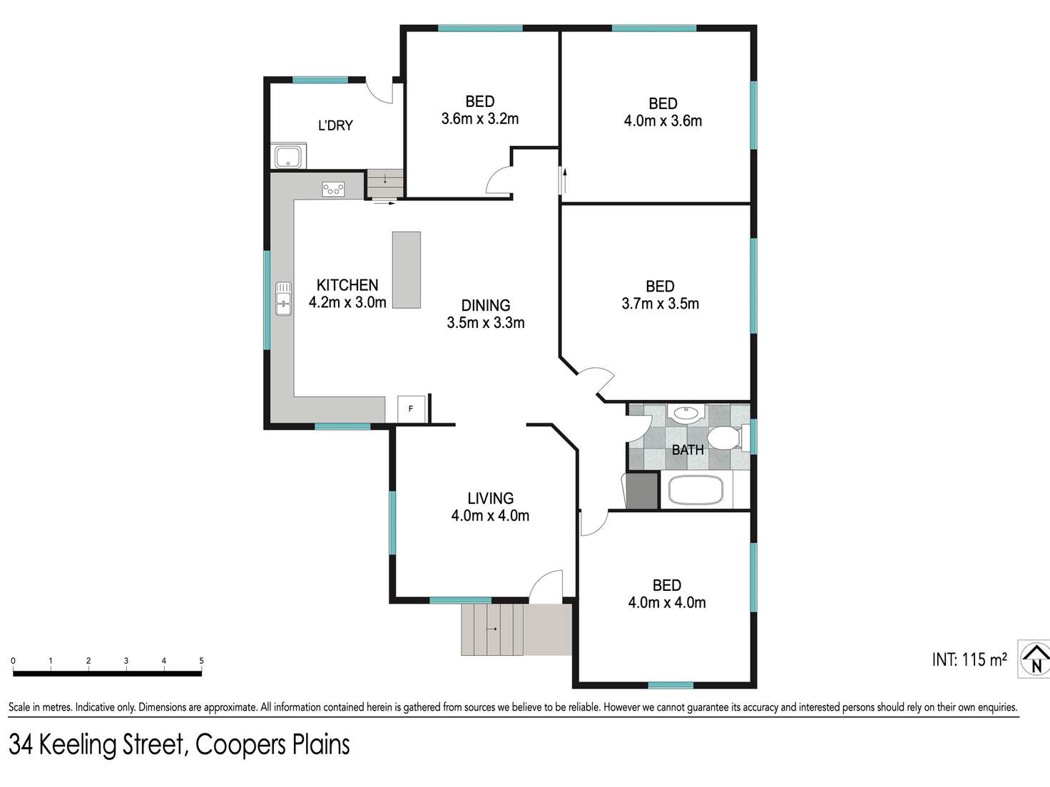 Floorplan of Homely house listing, 34 KEELING STREET, Coopers Plains QLD 4108