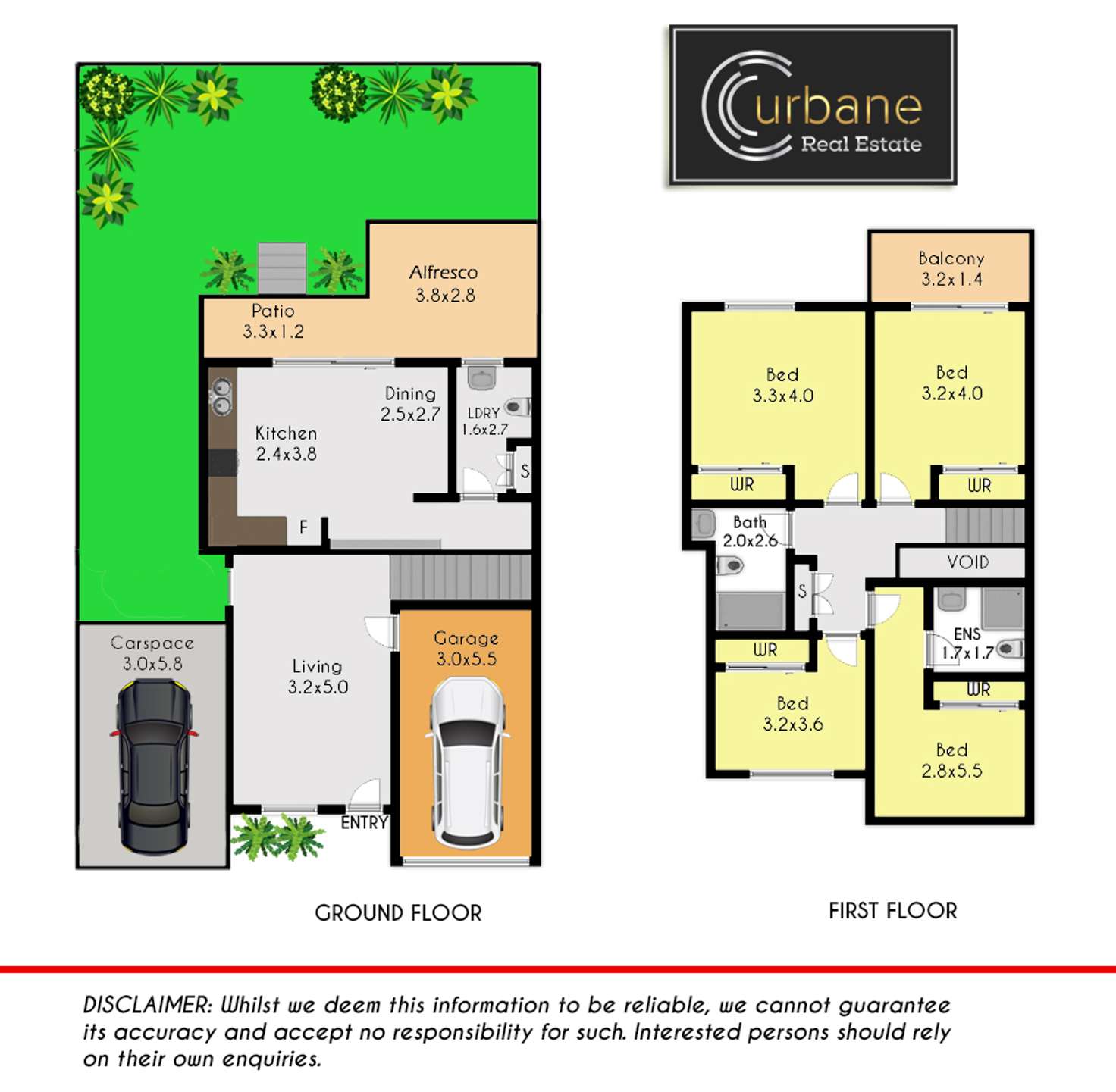 Floorplan of Homely townhouse listing, 81 Vasanta Glade, Woodcroft NSW 2767