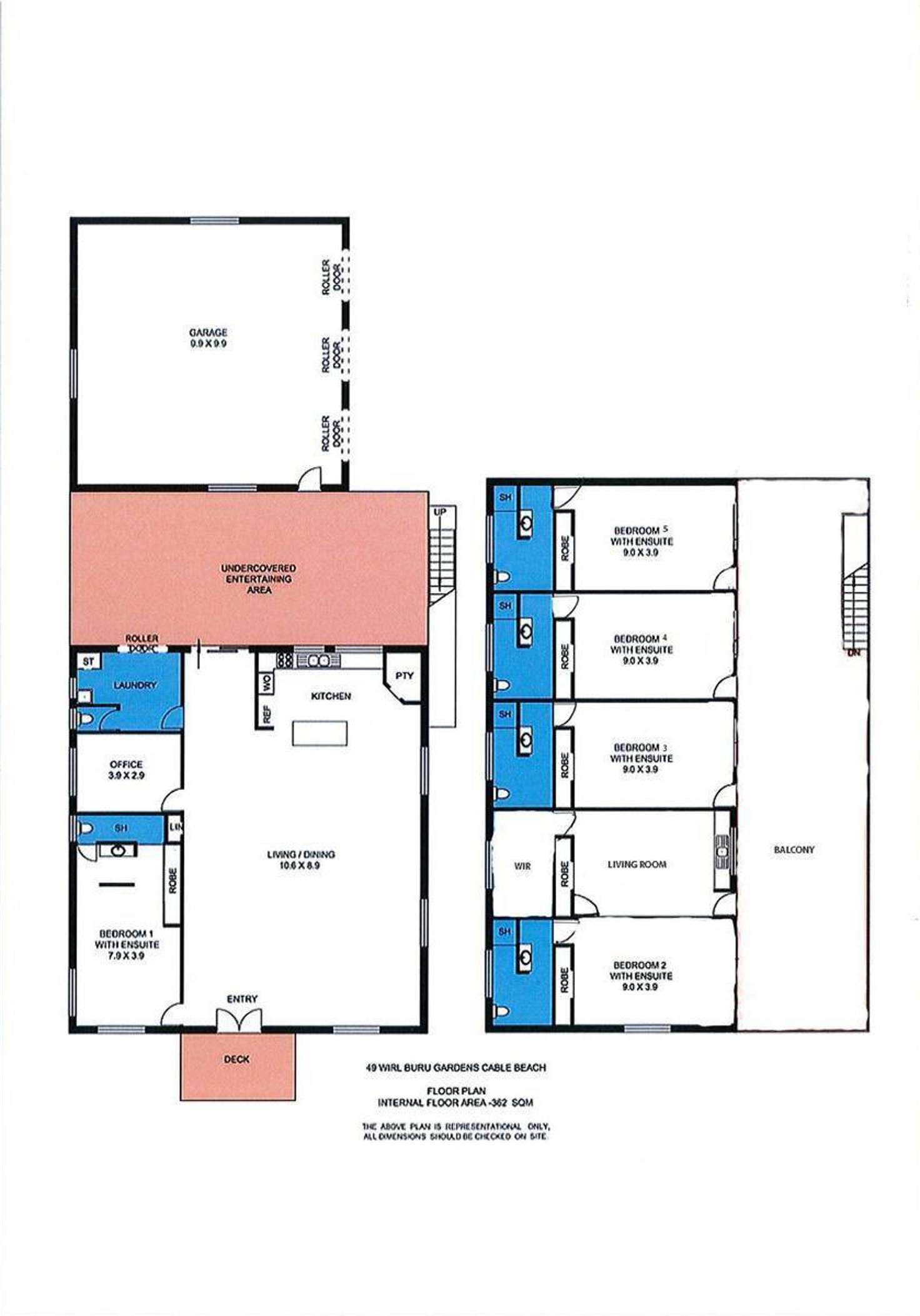 Floorplan of Homely house listing, 49 Wirl Buru Gardens, Cable Beach WA 6726