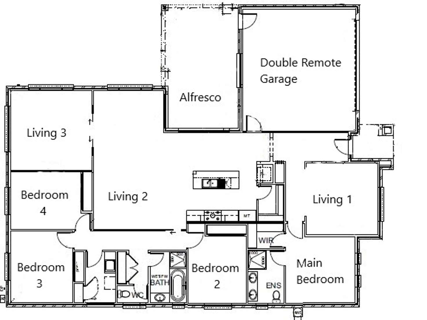Floorplan of Homely house listing, 13 BELLA WAY, Wangaratta VIC 3677