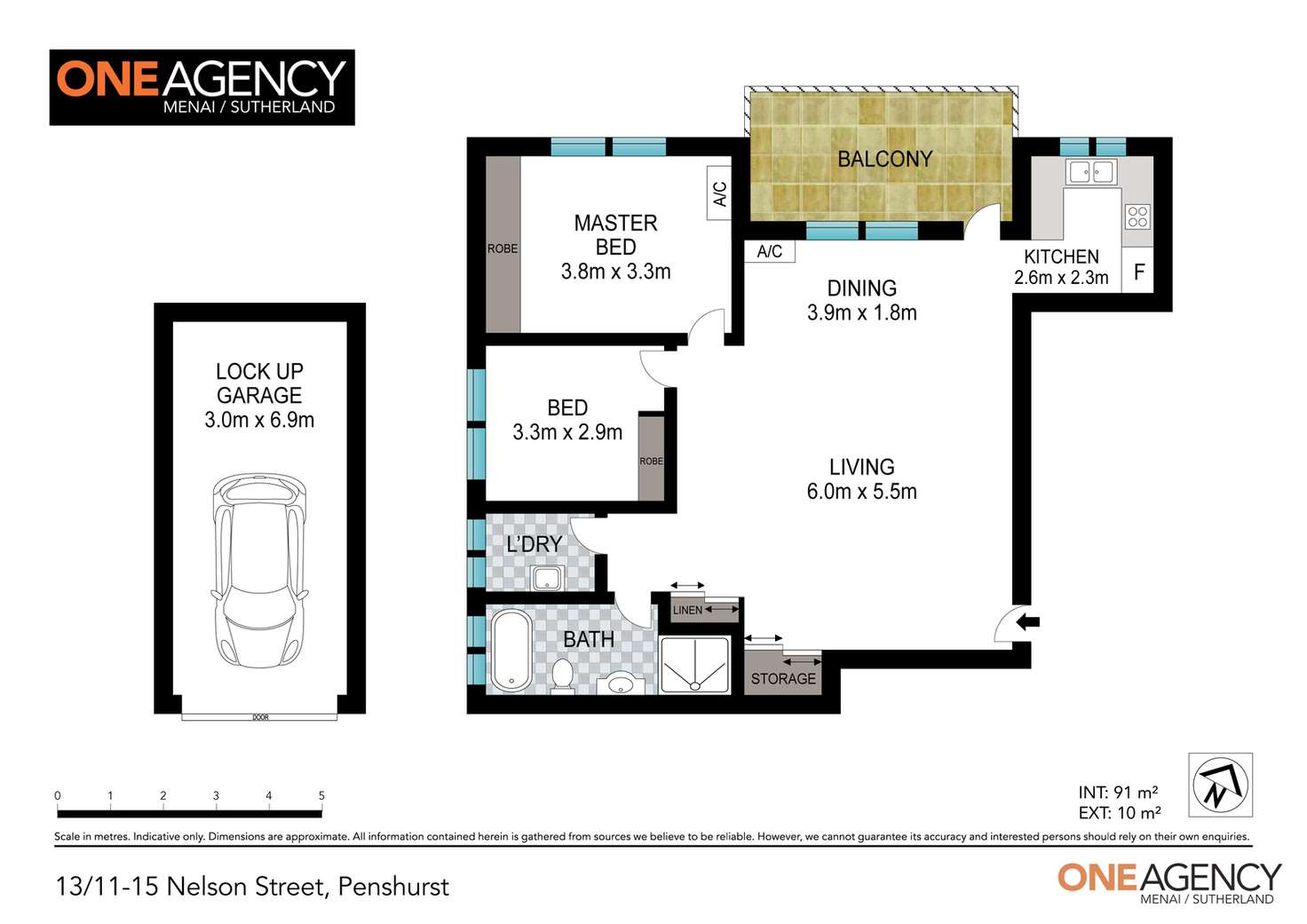 Floorplan of Homely apartment listing, 13/11-15 Nelson Street, Penshurst NSW 2222