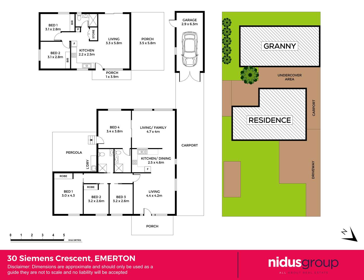 Floorplan of Homely house listing, 30 & 30A Siemens Crescent, Emerton NSW 2770