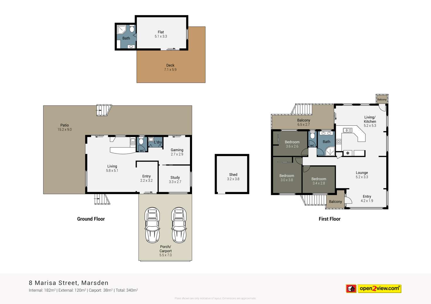 Floorplan of Homely house listing, 8 Marisa Street, Marsden QLD 4132