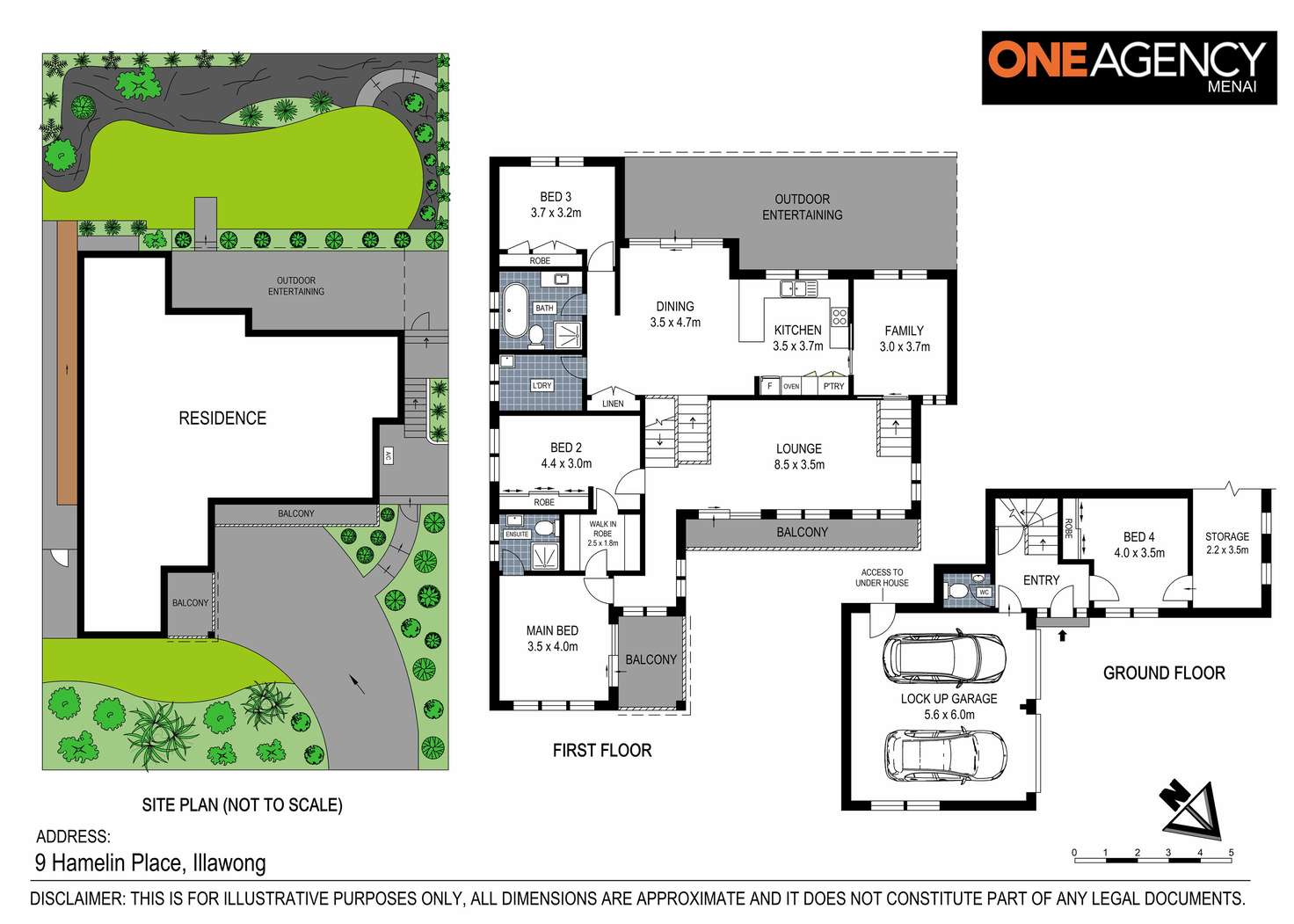 Floorplan of Homely house listing, 9 Hamelin Place, Illawong NSW 2234