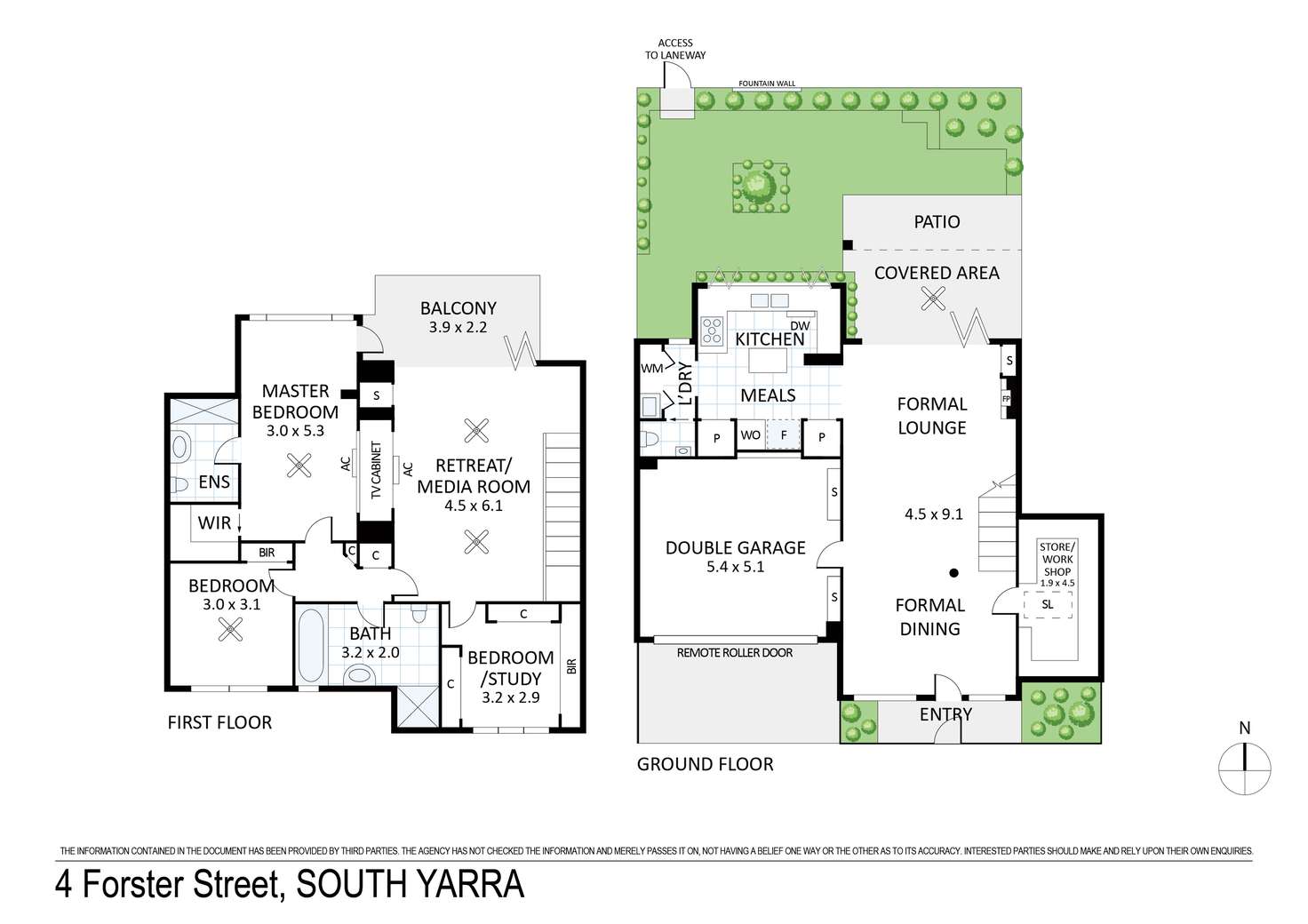 Floorplan of Homely house listing, 4 Forster Street, South Yarra VIC 3141