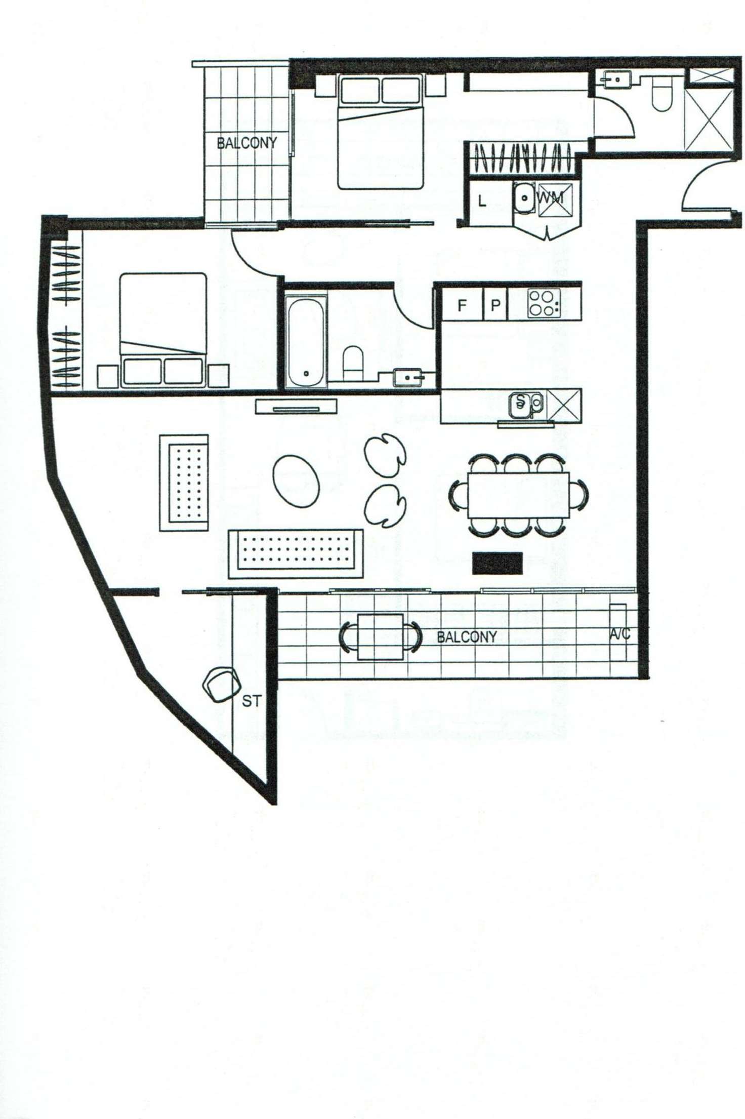 Floorplan of Homely apartment listing, H507/201-209 High Street, Prahran VIC 3181