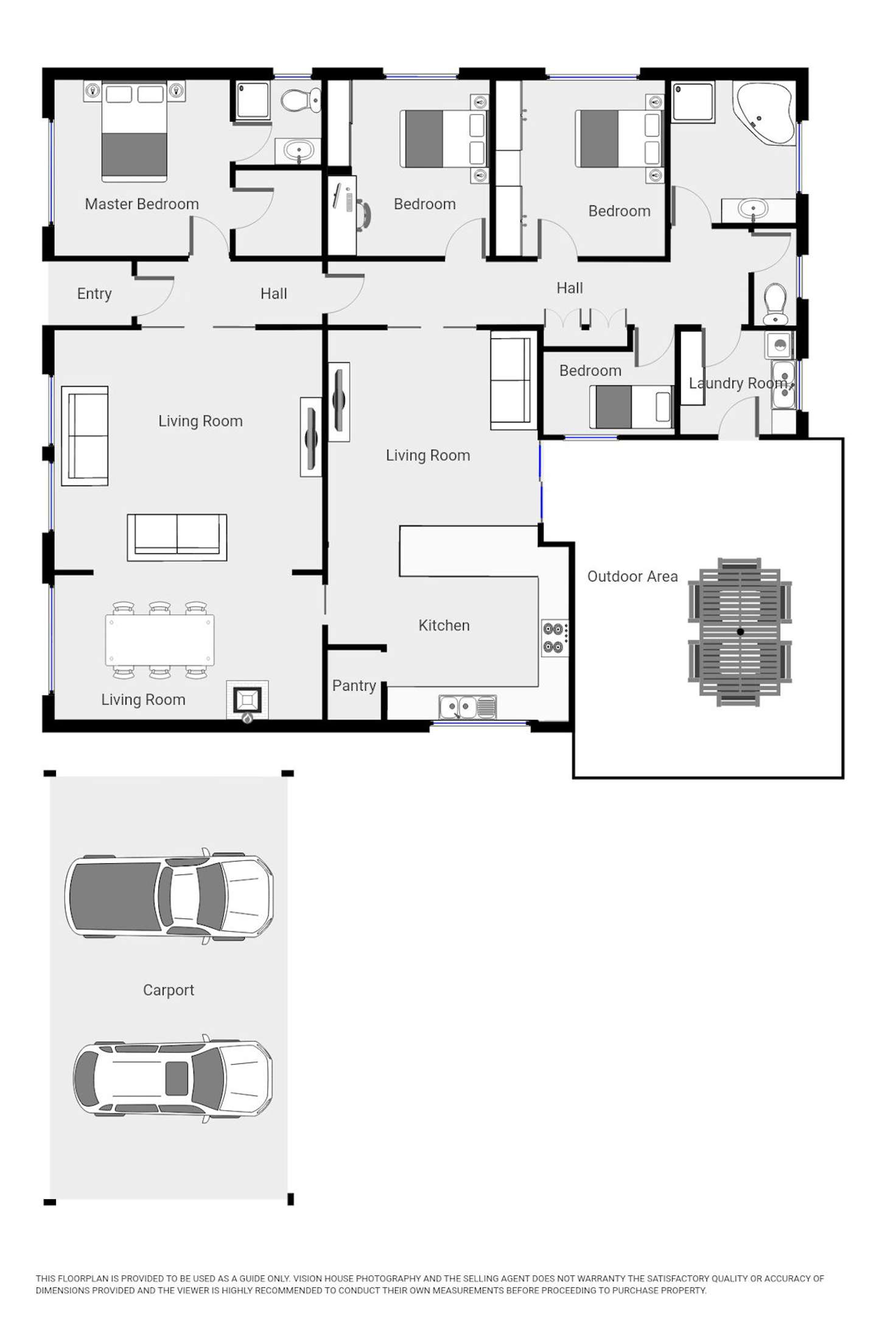 Floorplan of Homely house listing, 210 Fifth Street, Merbein VIC 3505