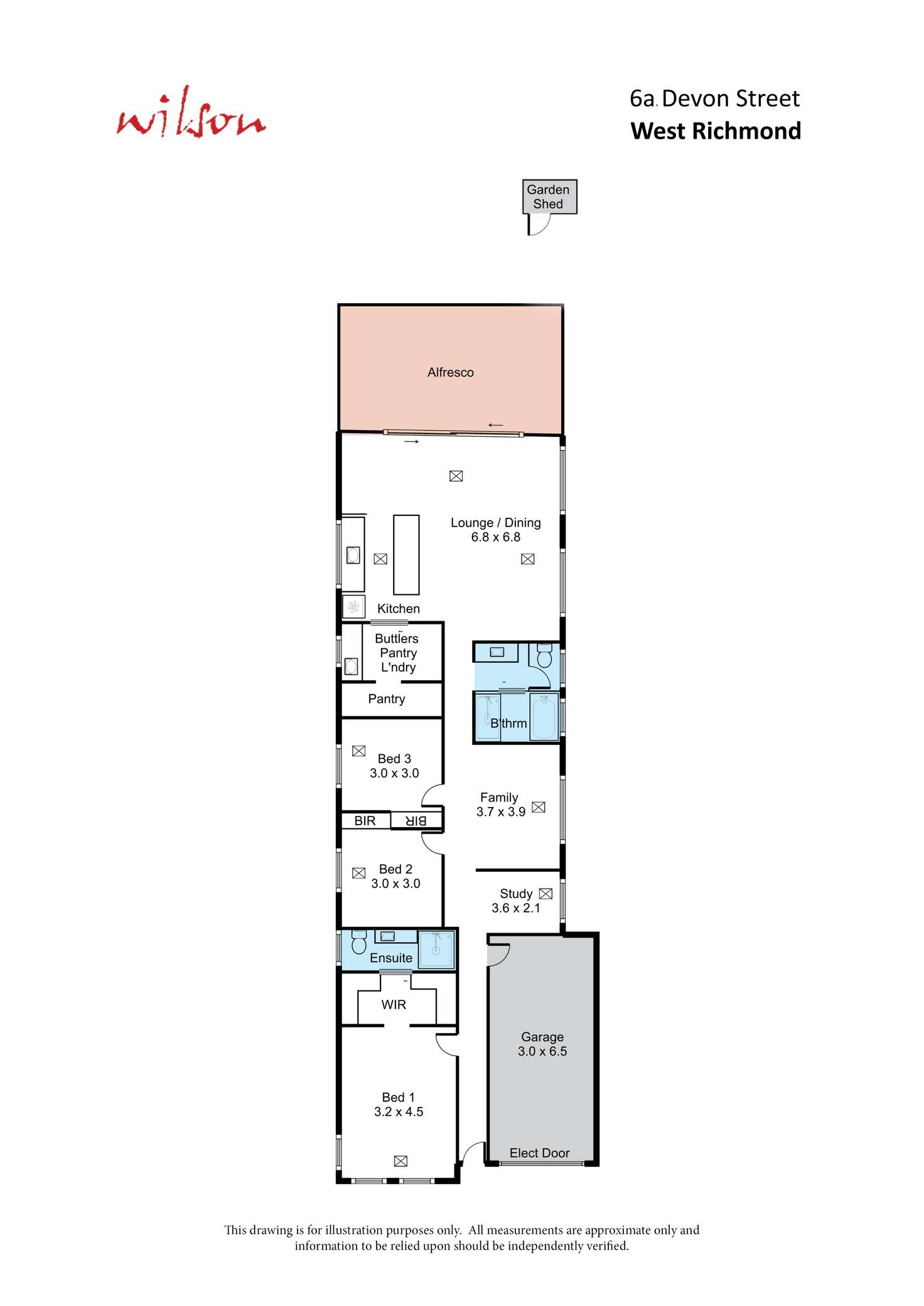 Floorplan of Homely house listing, 6a Devon Street, West Richmond SA 5033