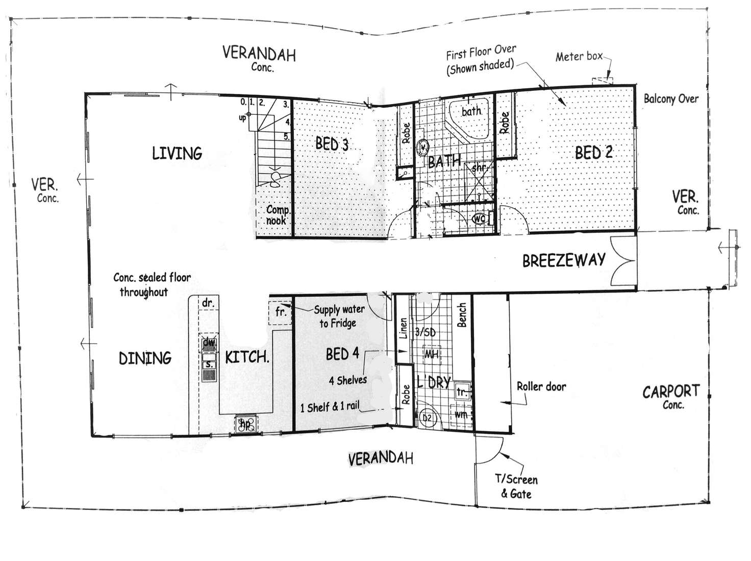 Floorplan of Homely house listing, 15 Wirl Buru Gardens, Cable Beach WA 6726