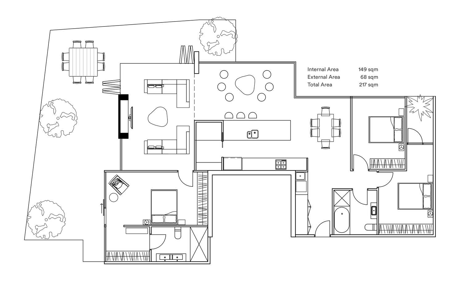 Floorplan of Homely apartment listing, S2003/180 Franklin Street, Adelaide SA 5000