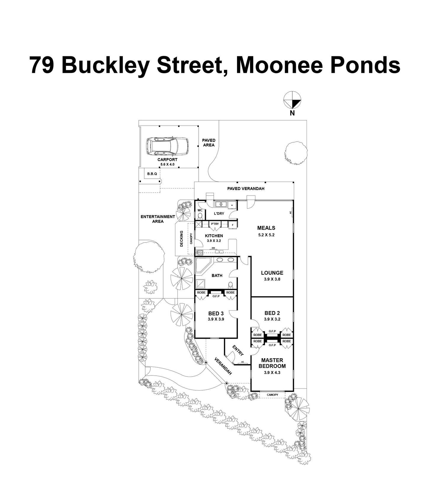 Floorplan of Homely house listing, 79 Buckley Street, Moonee Ponds VIC 3039