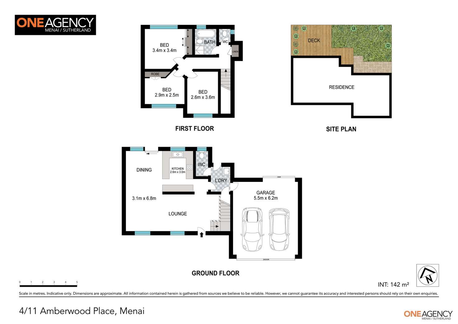 Floorplan of Homely townhouse listing, 4/11 Amberwood Place, Menai NSW 2234