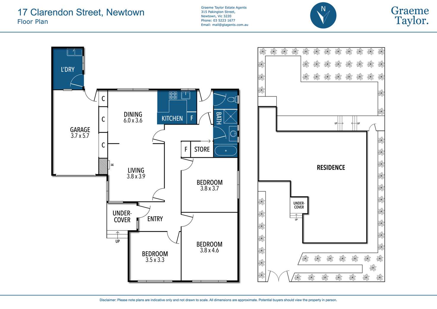 Floorplan of Homely house listing, 17 Clarendon Street, Newtown VIC 3220