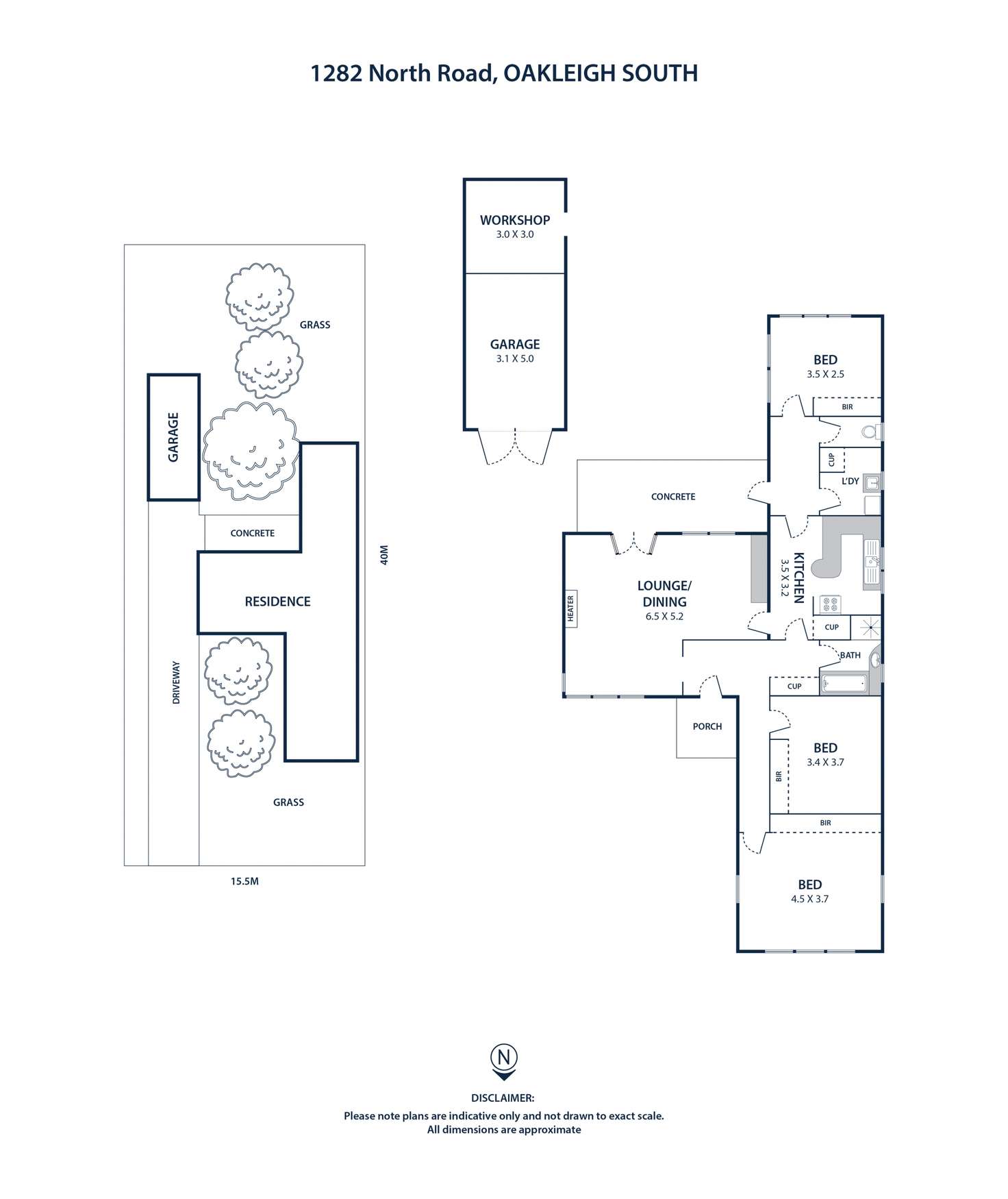 Floorplan of Homely house listing, 1282 North Road, Oakleigh South VIC 3167