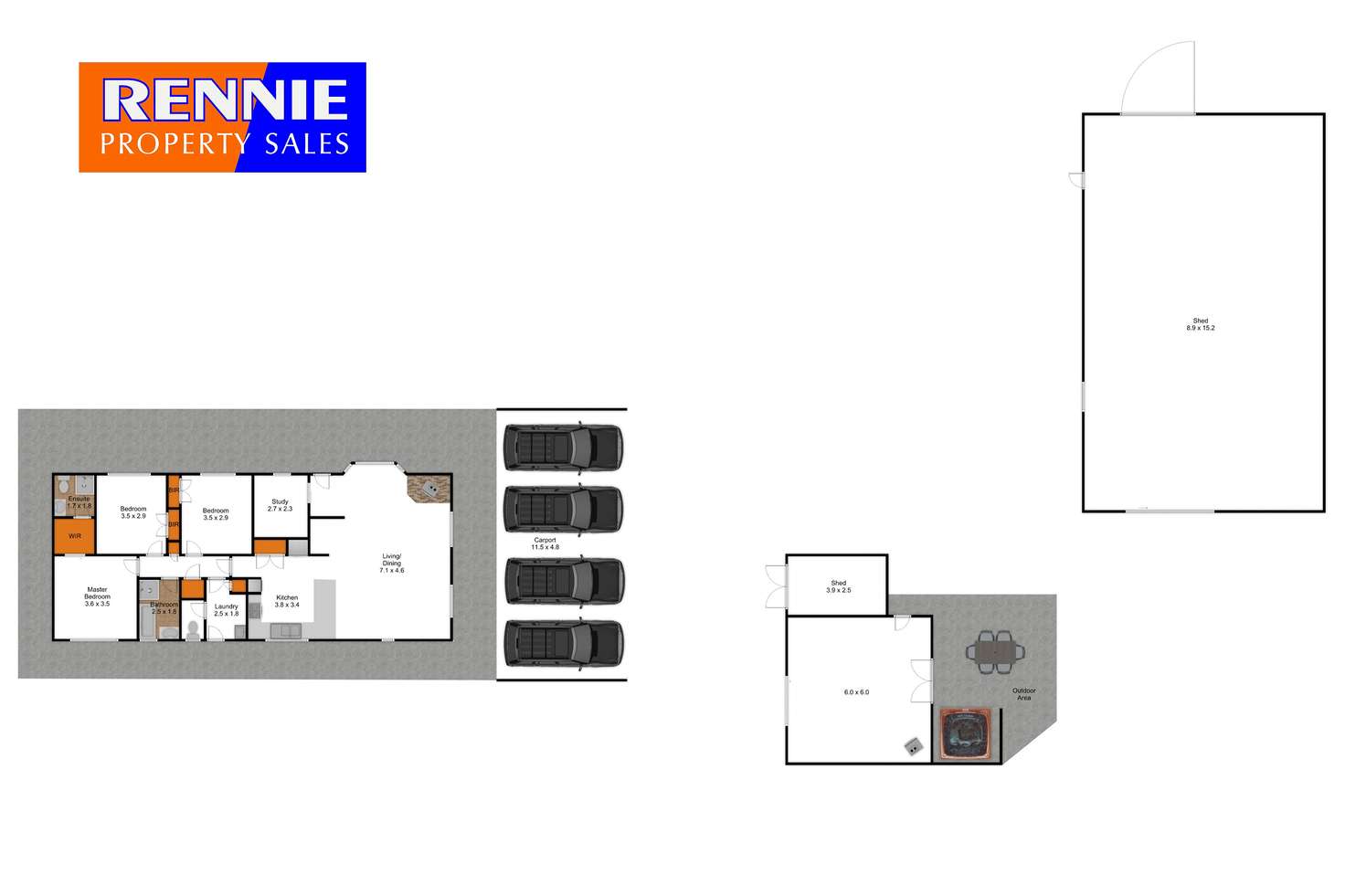 Floorplan of Homely lifestyle listing, 15 Kowloon Road, Jeeralang Junction VIC 3840