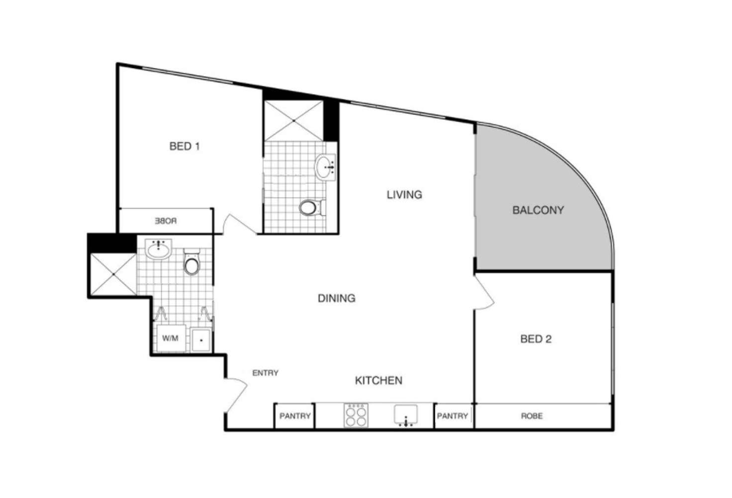 Floorplan of Homely apartment listing, 386/1 Anthony Rolfe Avenue, Gungahlin ACT 2912