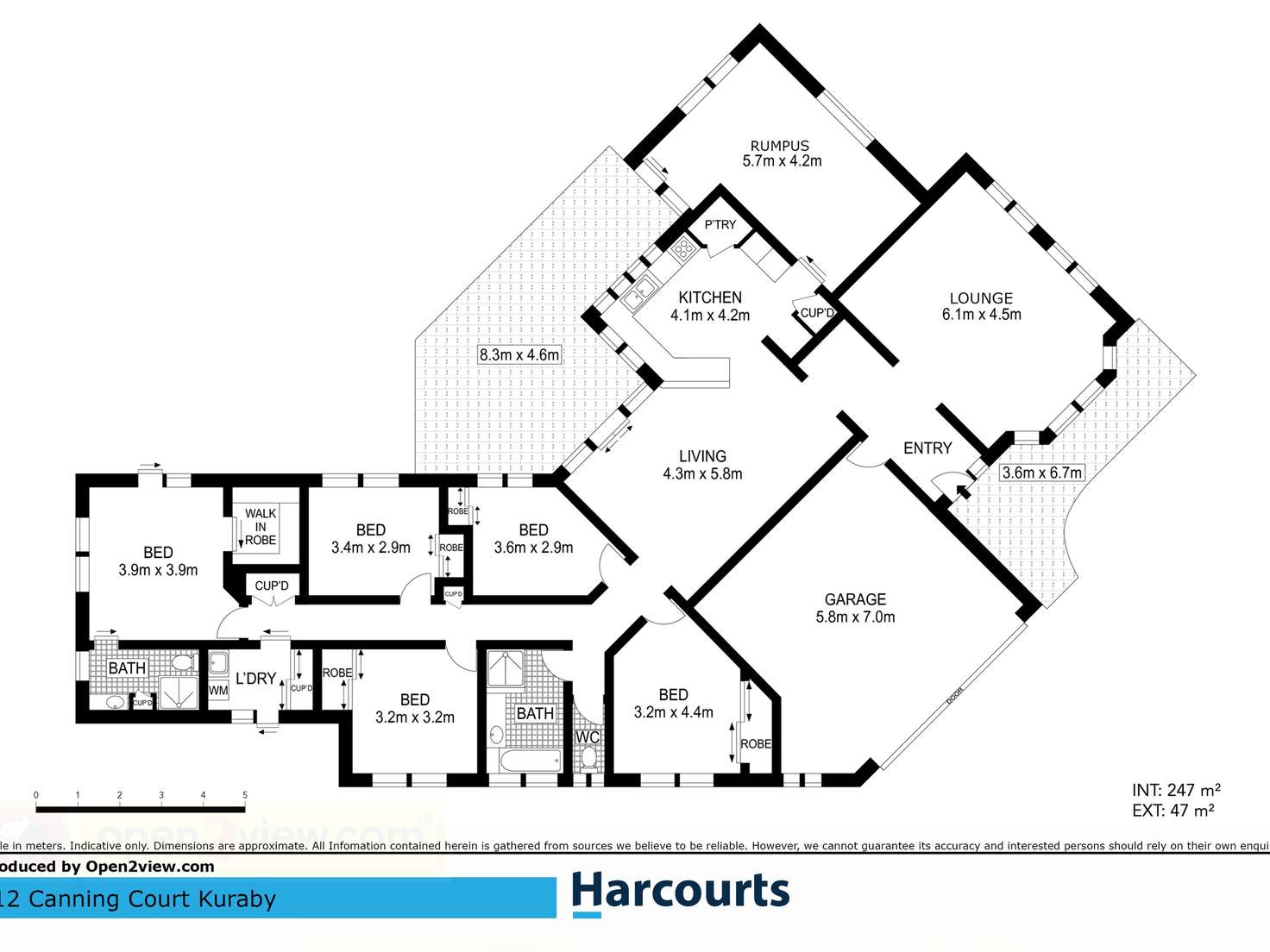 Floorplan of Homely house listing, 12 Canning Court, Kuraby QLD 4112