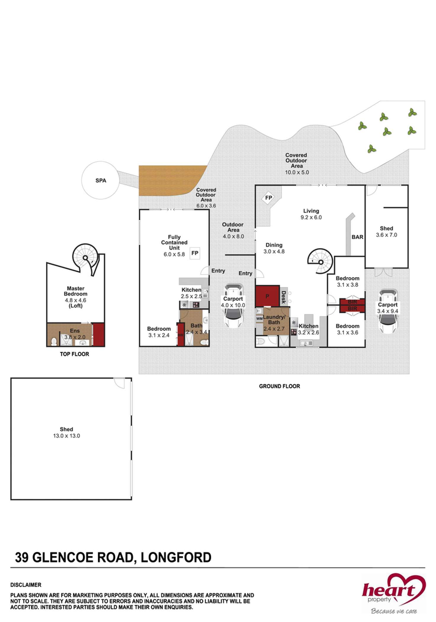 Floorplan of Homely house listing, 39 Glencoe Road, Longford VIC 3851