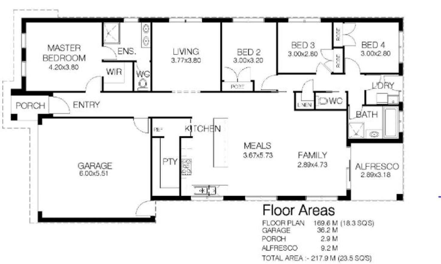 Floorplan of Homely house listing, 65 Odeon Ave, Clyde North VIC 3978
