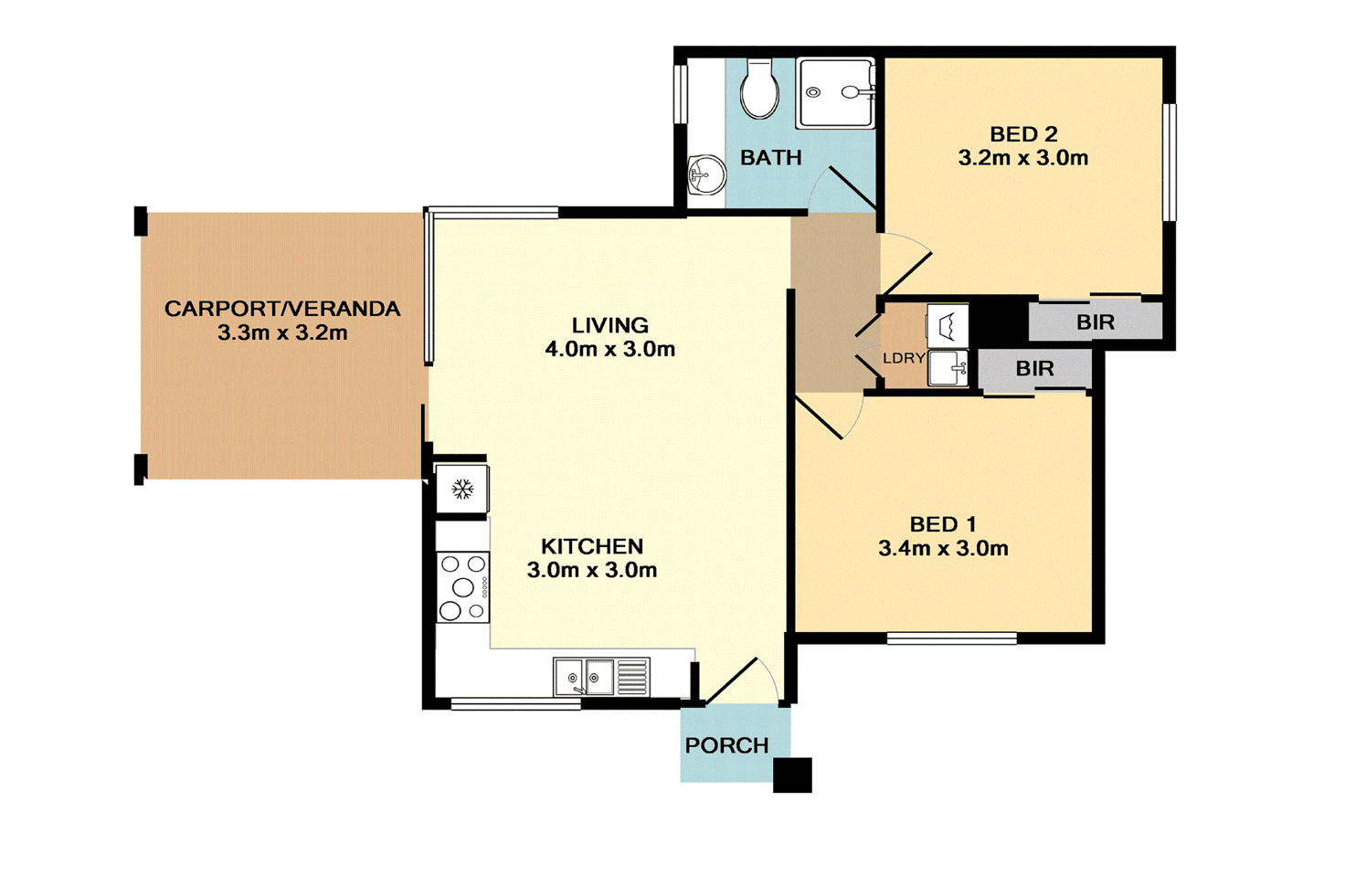 Floorplan of Homely house listing, 16 Garth Place, Epping VIC 3076