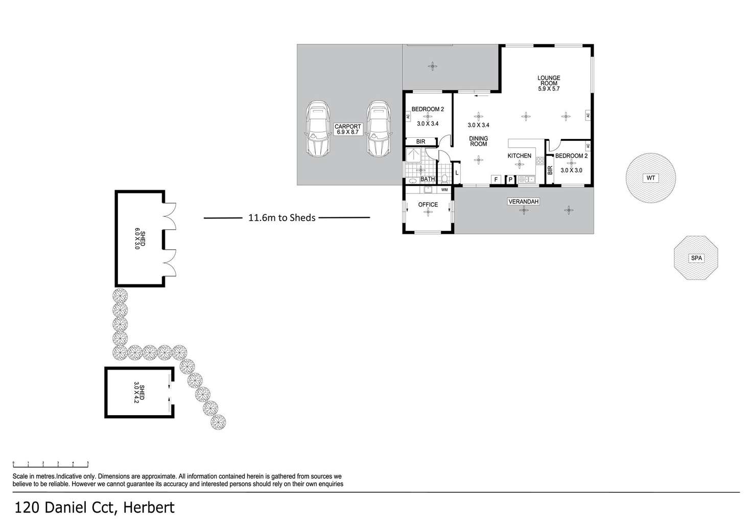 Floorplan of Homely house listing, 120 Daniel Circuit, Herbert NT 836